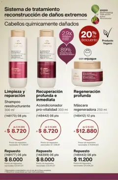 Vista previa Catálogo Natura Ciclo 1/2026 válido desde el 04.12.2025 | Página: 227 | Productos: Máscara, Shampoo, Acondicionador