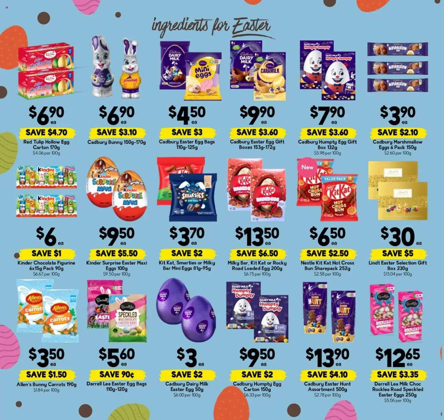 Drakes catalogue - valid from 18.03.2026 | Page: 4 | Products: Box, Milk, Chocolate, Carrots