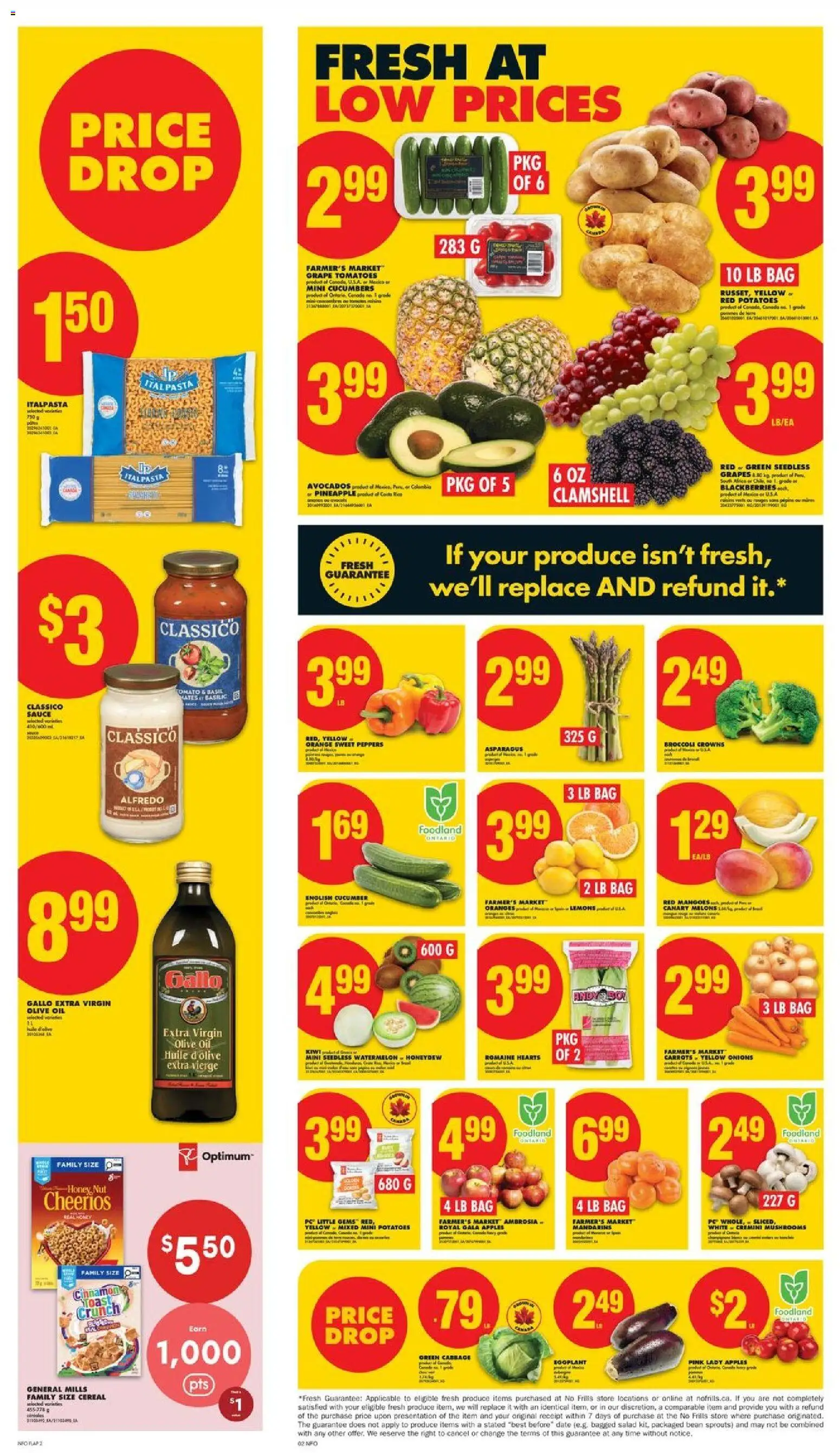 No Frills flyer valid from 05.03.2026 | Page: 2 | Products: Pineapple, Bag, Oil, Apples
