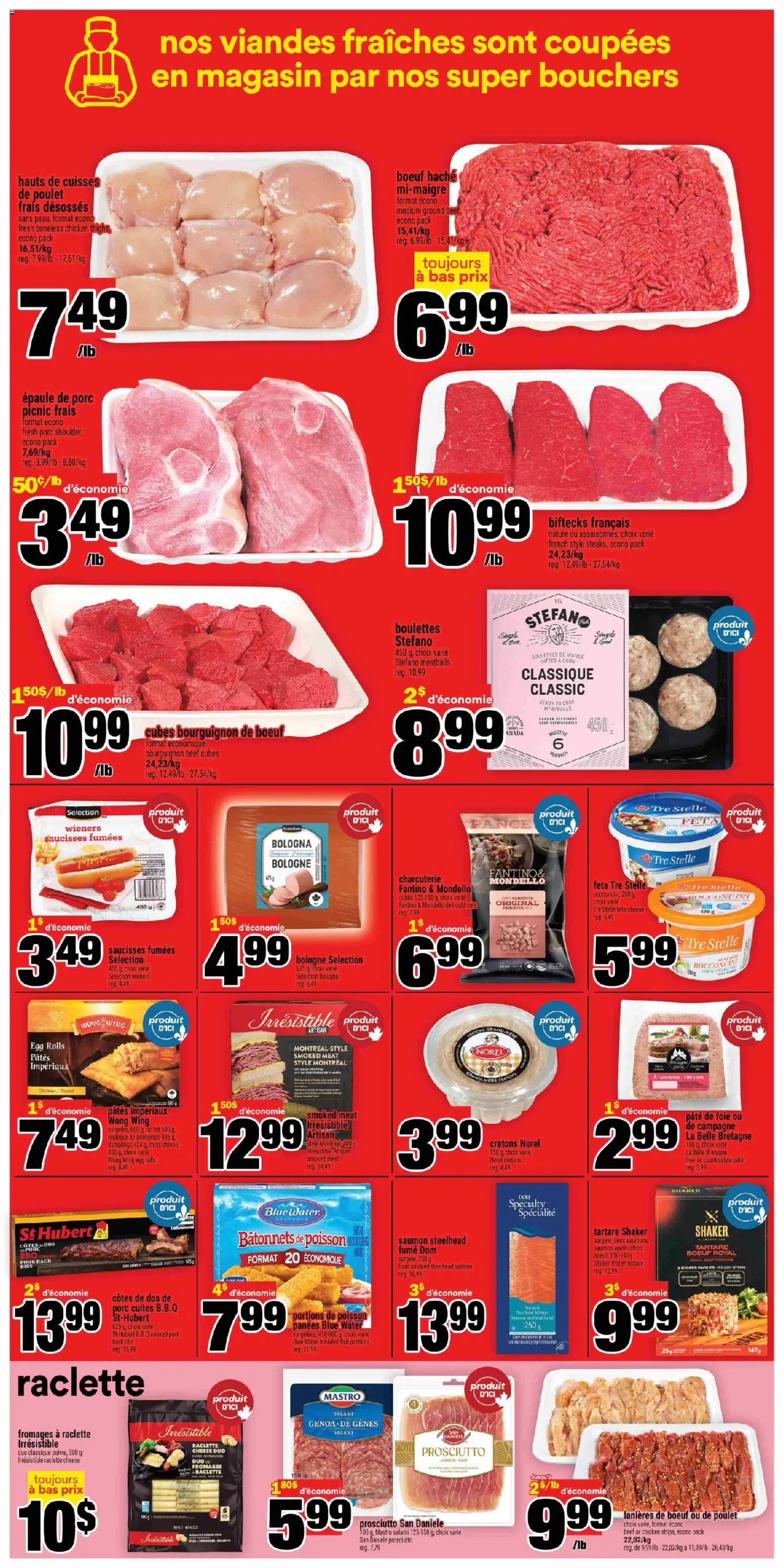 Super C flyer valid from 05.02.2026 | Page: 7 | Products: Cheese, Salami, Ham, Chicken