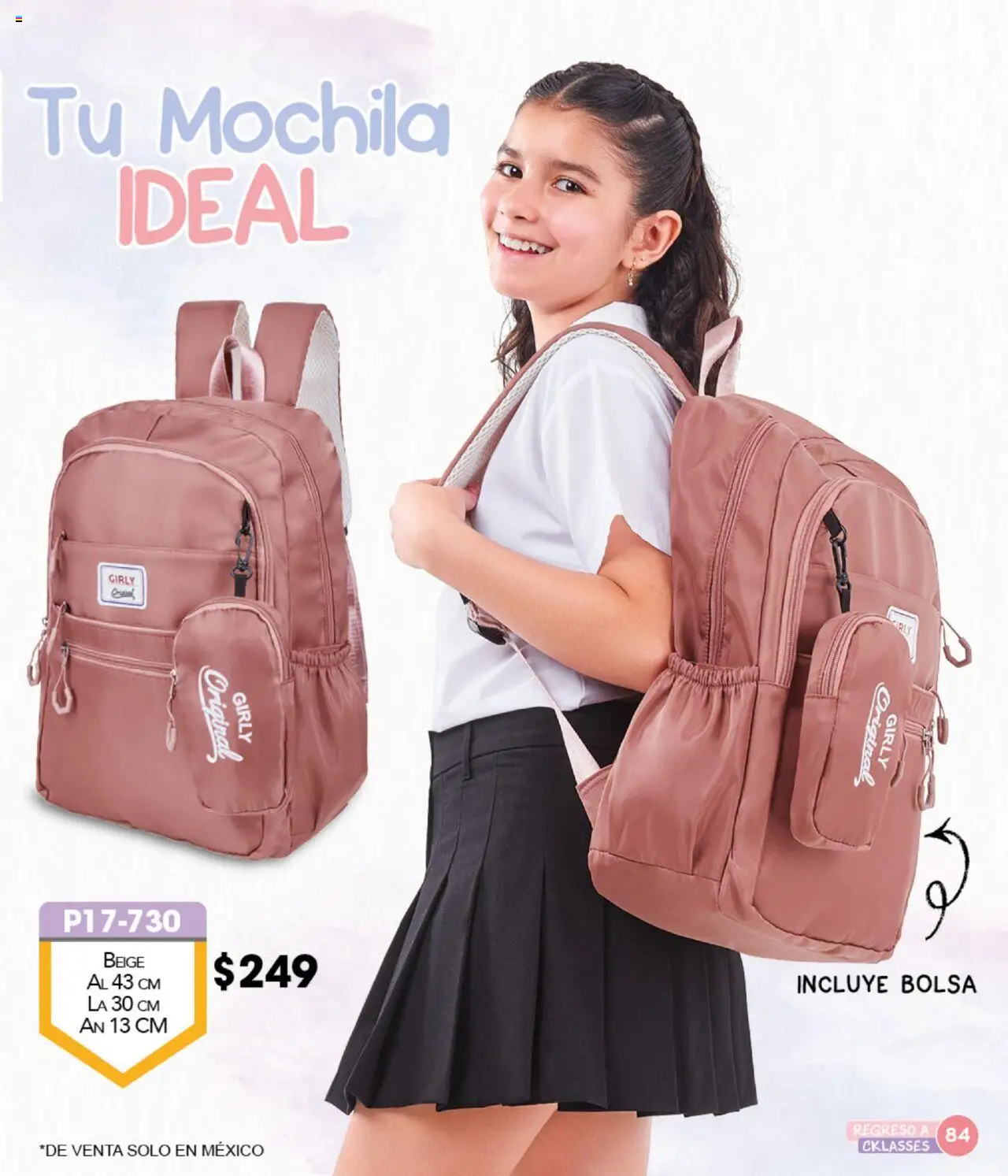 Nuevas ofertas de Cklass válidas en toda la República Mexicana desde el 08.09.2025. ¡Encuentra las mejores ofertas en Cklass - Catálogo Regreso a Clases! | Página: 85 | Productos: Bolsa, Mochila