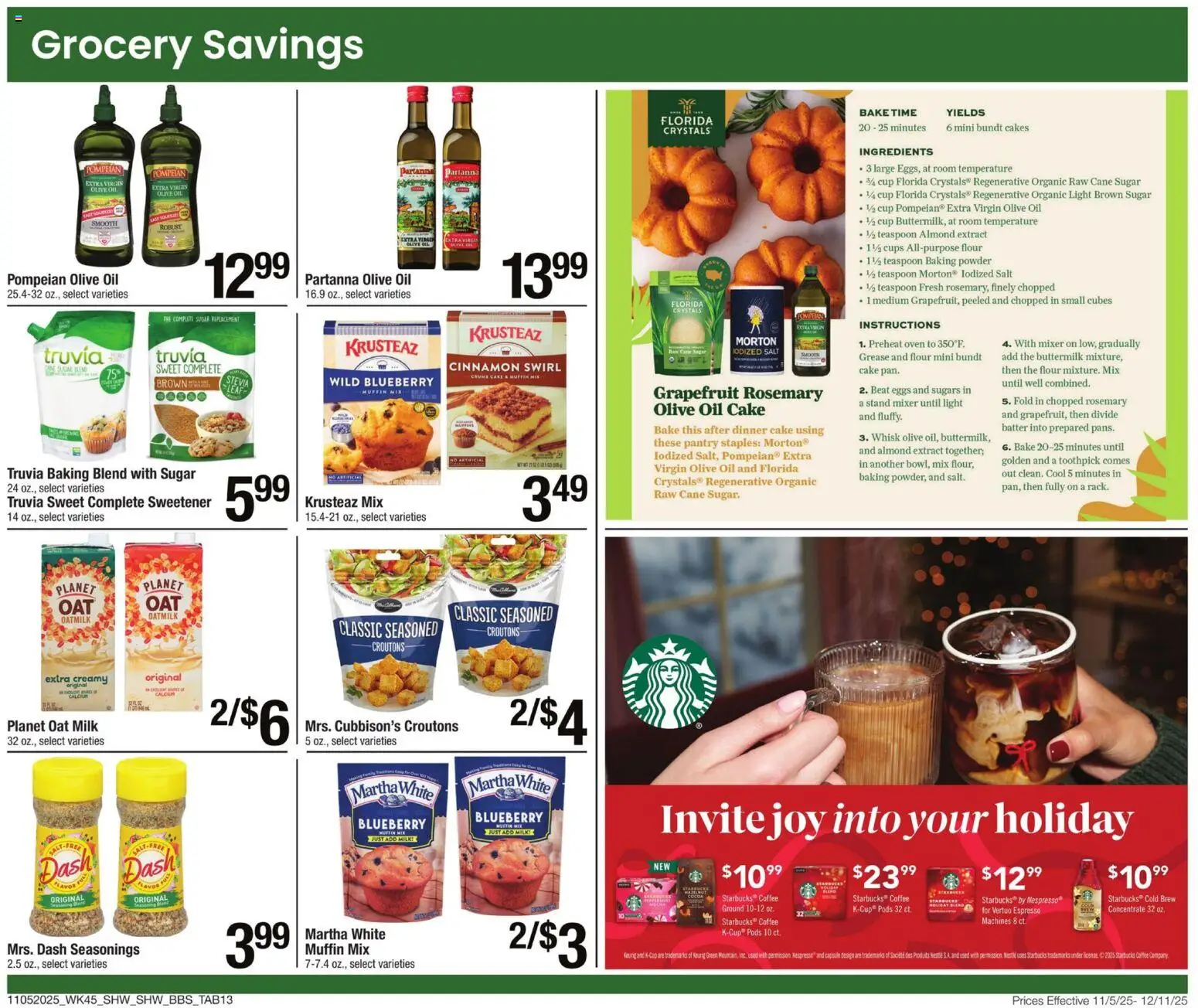Shaw's Big Book of Savings - valid from 05.11.2025 | Page: 13 | Products: Powder, Coffee, Grapefruit, Muffin