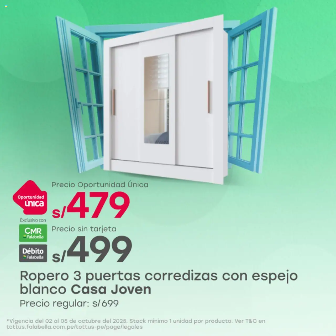 Catálogo Tottus válido desde 02.10.2025 | Página: 3 | Productos: Espejo