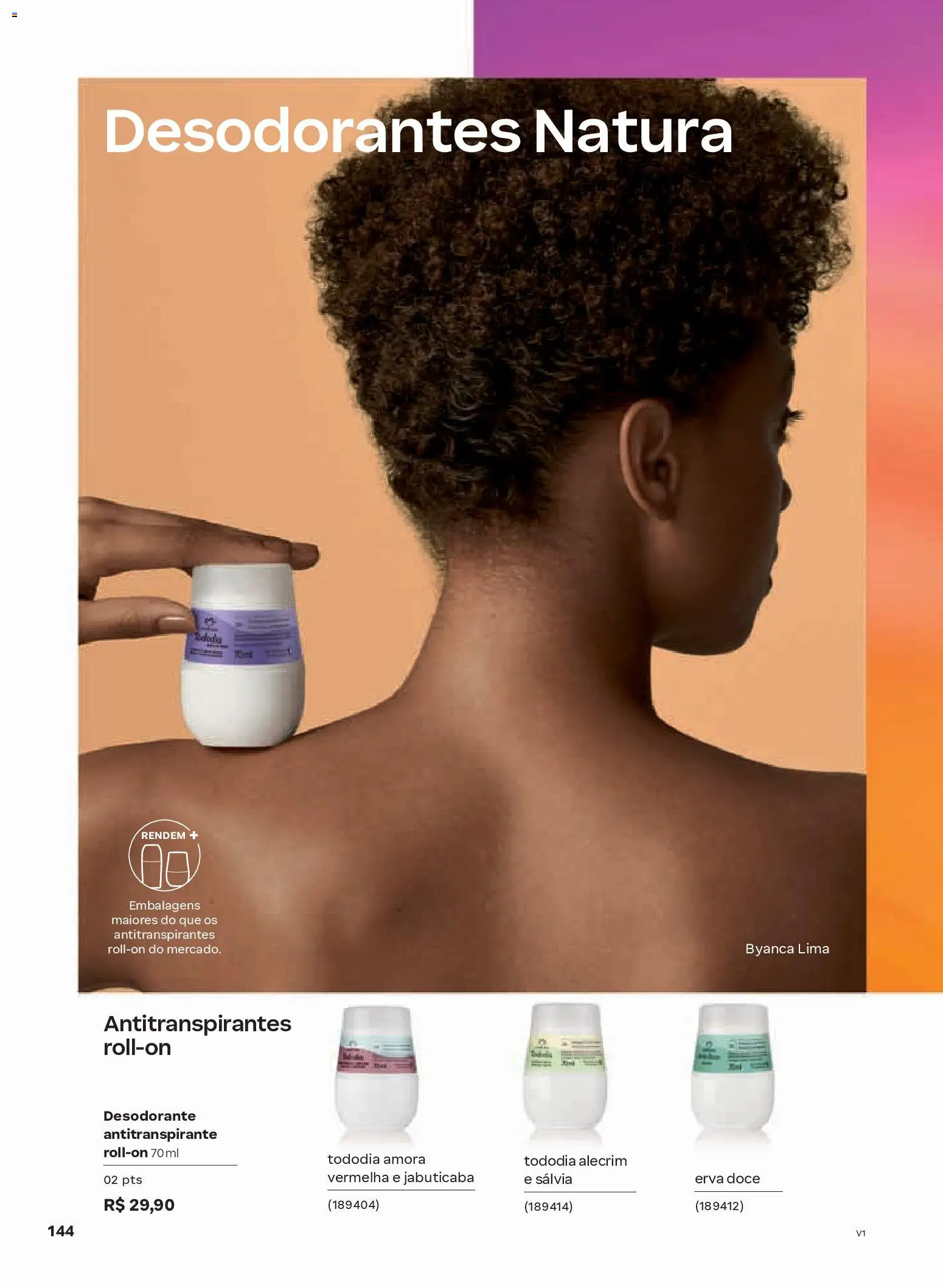 Natura Folheto - válido de 26.12.2025 | Página: 144 | Produtos: Desodorante