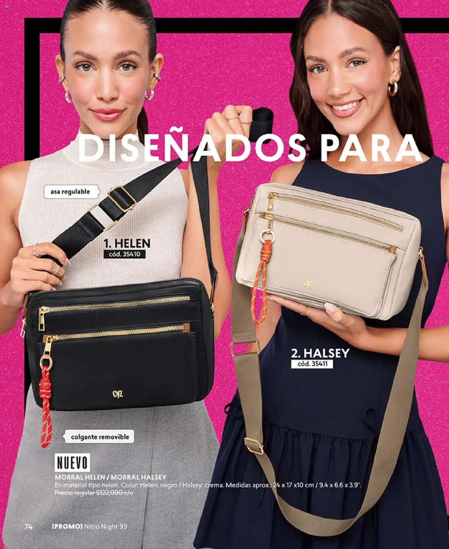 CyZone revista - valida desde el 03.11.2025 | Página: 74 | Productos: Morral