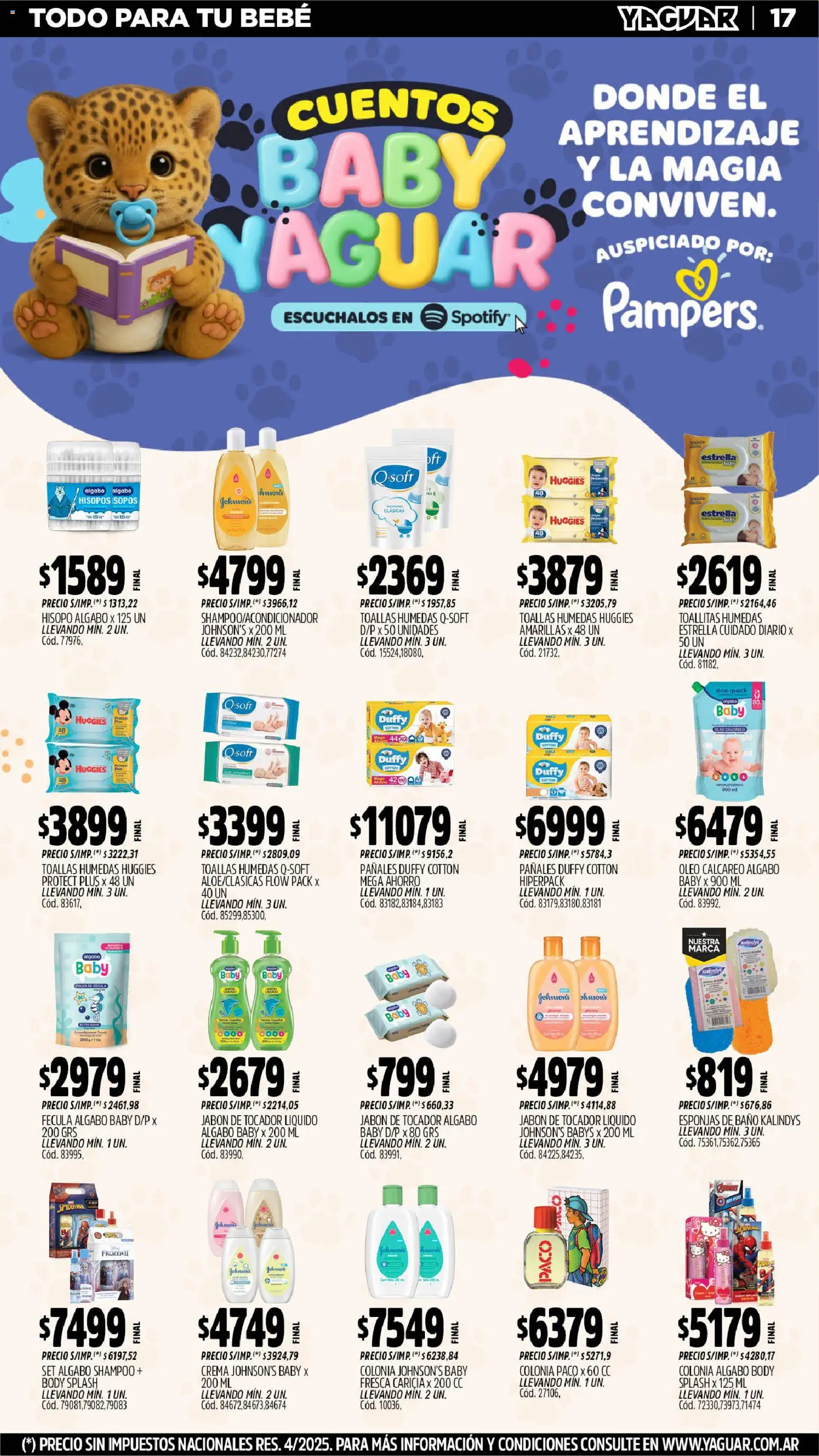 Yaguar catálogo │ válido desde el 01.12.2025 | Página: 18 | Productos: Body, Toallas, Baño, Shampoo