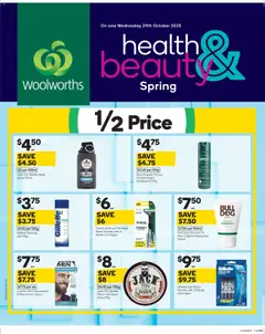 Preview of Woolworths - Spring Health & Beauty Catalogue QLD - valid from 29.10.2025