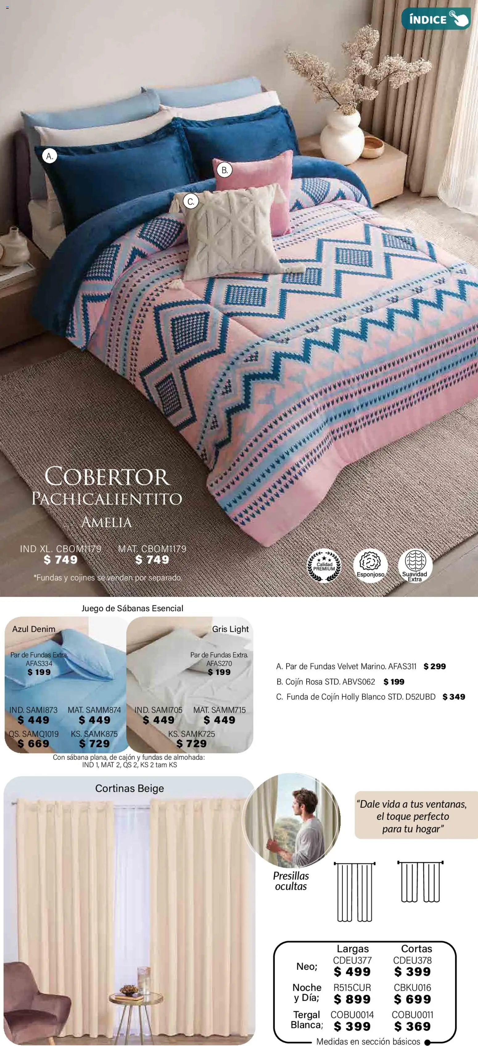 Nuevas ofertas de Colchas Concord válidas en toda la República Mexicana desde el 01.11.2025. ¡Encuentra las mejores ofertas en Colchas Concord Buen Fin! | Página: 334 | Productos: Cobertor, Juego, Funda, Almohada