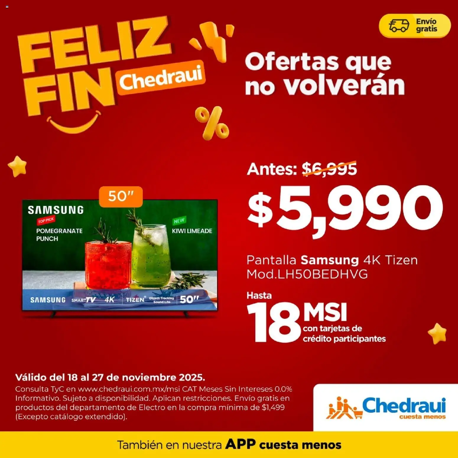 Nuevas ofertas de Chedraui válidas en toda la República Mexicana desde el 18.11.2025. ¡Encuentra las mejores ofertas en Chedraui Buen Fin! | Página: 3 | Productos: Kiwi, Top