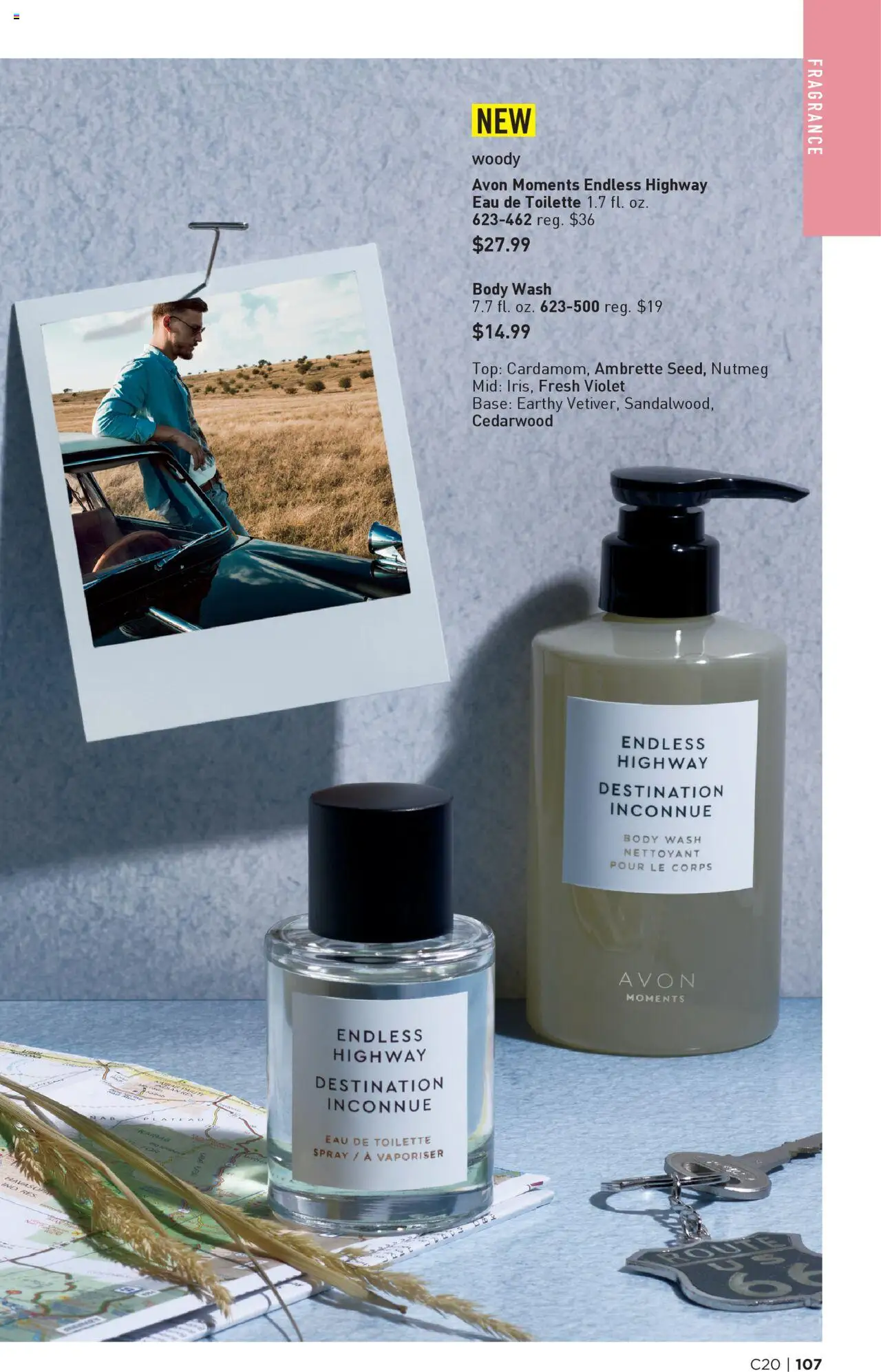 Avon Brochure - valid from 24.09.2025 | Page: 107 | Products: Fragrance, Eau de toilette, Body Wash