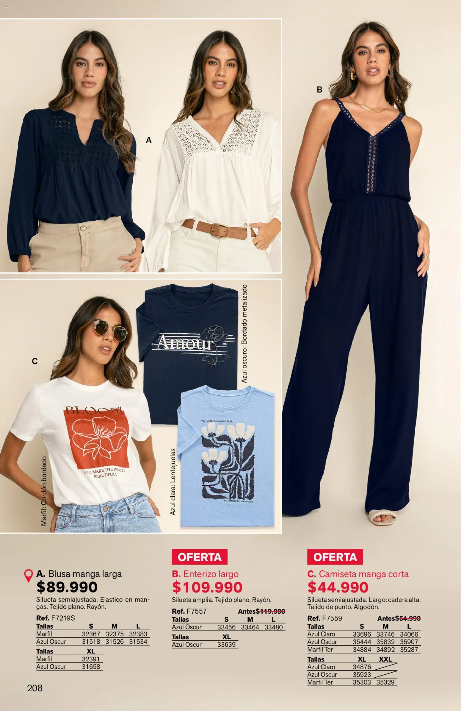 Leonisa revista - valida desde el 03.04.2026 | Página: 208 | Productos: Lentejuelas, Camiseta, Blusa, Enterizo