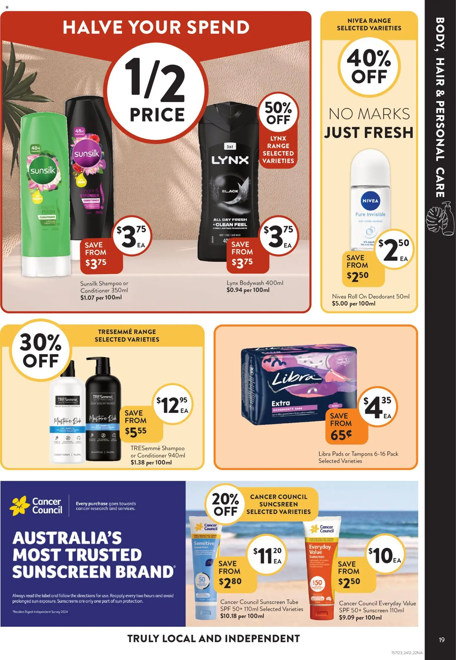 Foodworks catalogue - valid from 24.12.2025 | Page: 19 | Products: Fragrance, Duck, Shampoo, Conditioner