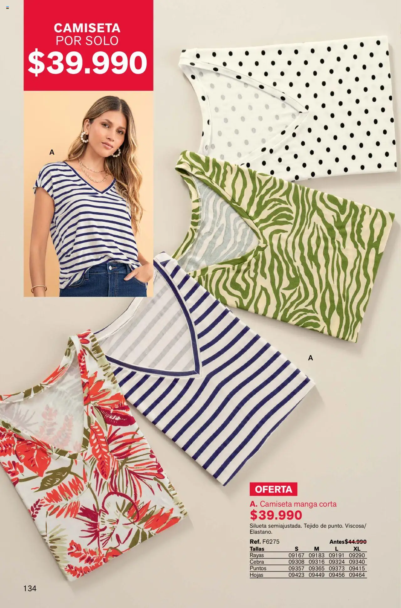 Leonisa revista - valida desde el 01.10.2025 | Página: 134 | Productos: Camiseta