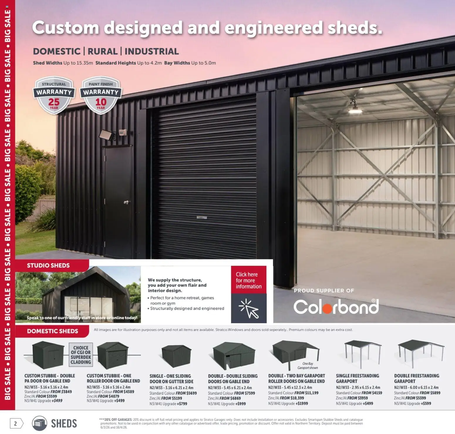 Stratco catalogue - valid from 06.03.2026 | Page: 2 | Products: Door, Shed, Domestic