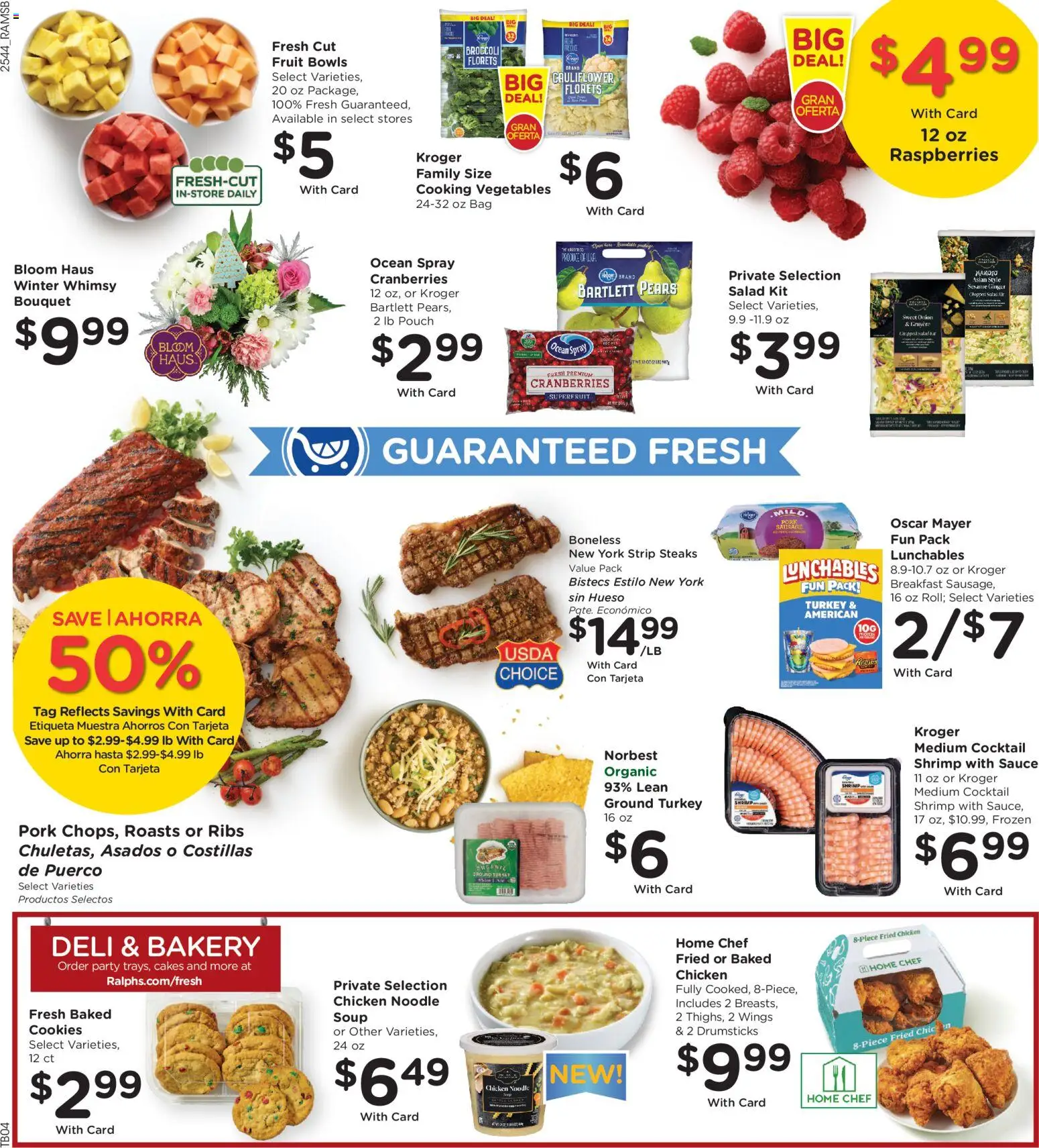Ralphs Weekly Ad - valid from 03.12.2025 | Page: 9 | Products: Salad, Vegetables, Cauliflower, Onion
