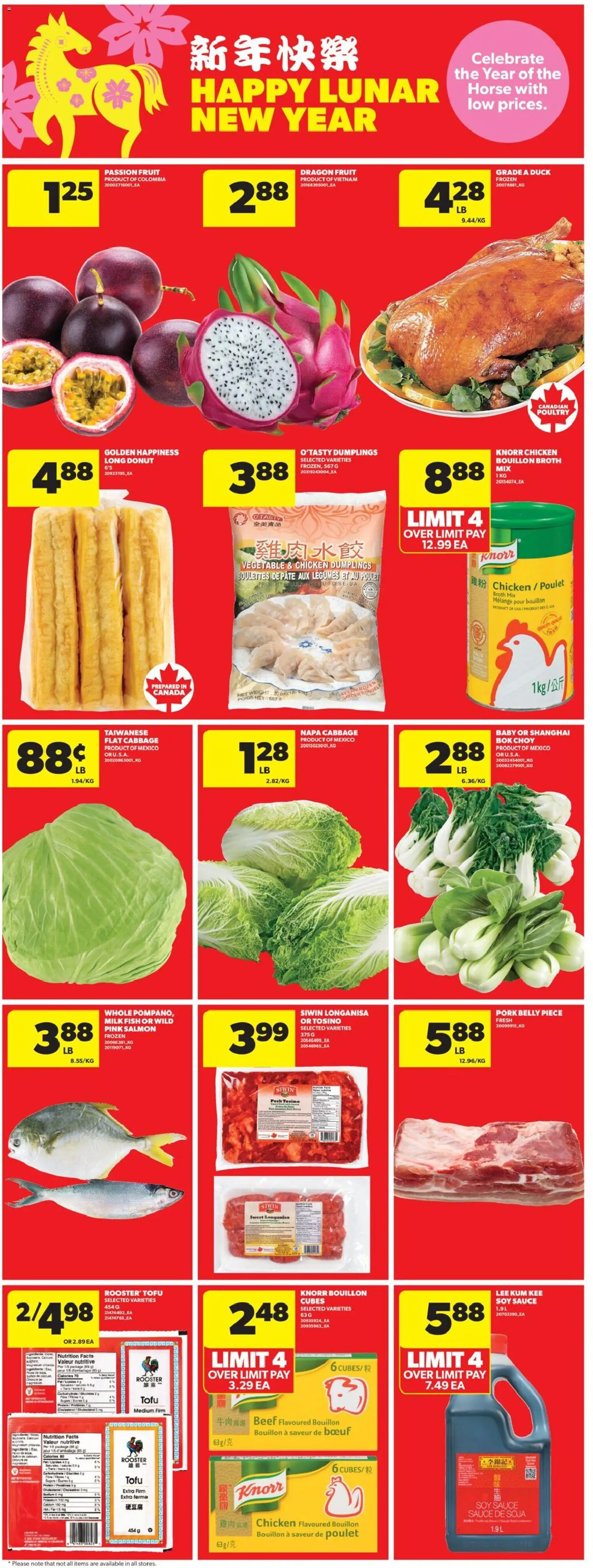 Real Canadian Superstore flyer valid from 01.01.2026 | Page: 12 | Products: Fish, Beef, Milk, Chicken
