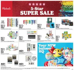 Preview of Michaels weekly flyer / circulaire from shop Michaels valid from 22.08.2025