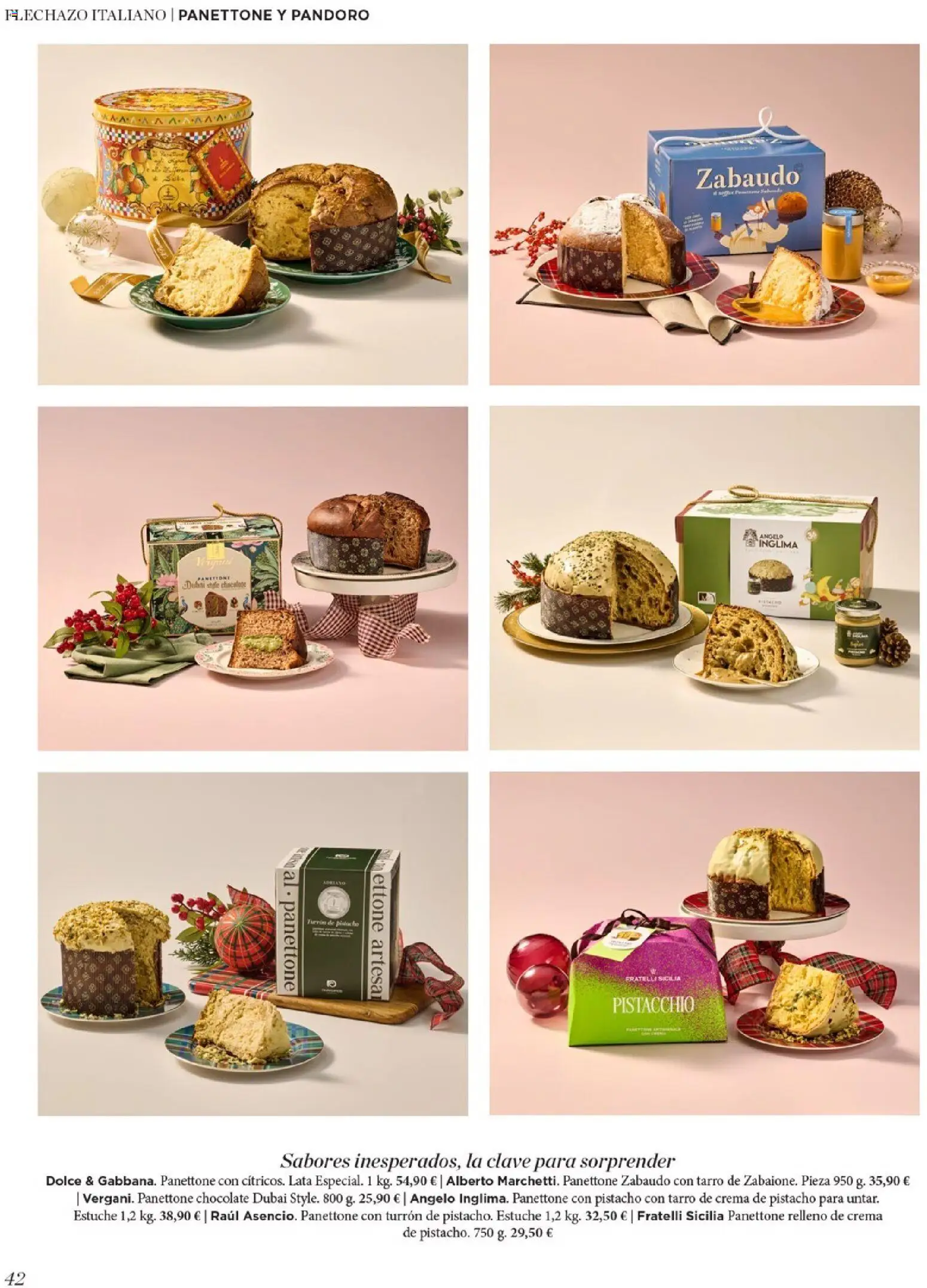 Nuevas ofertas de El Corte Inglés válidas en toda la República Mexicana desde el 19.11.2025. ¡Encuentra las mejores ofertas en El Corte Inglés catálogo El Placer De Regalar! | Página: 42 | Productos: Crema, Estuche, Turrón, Cinta