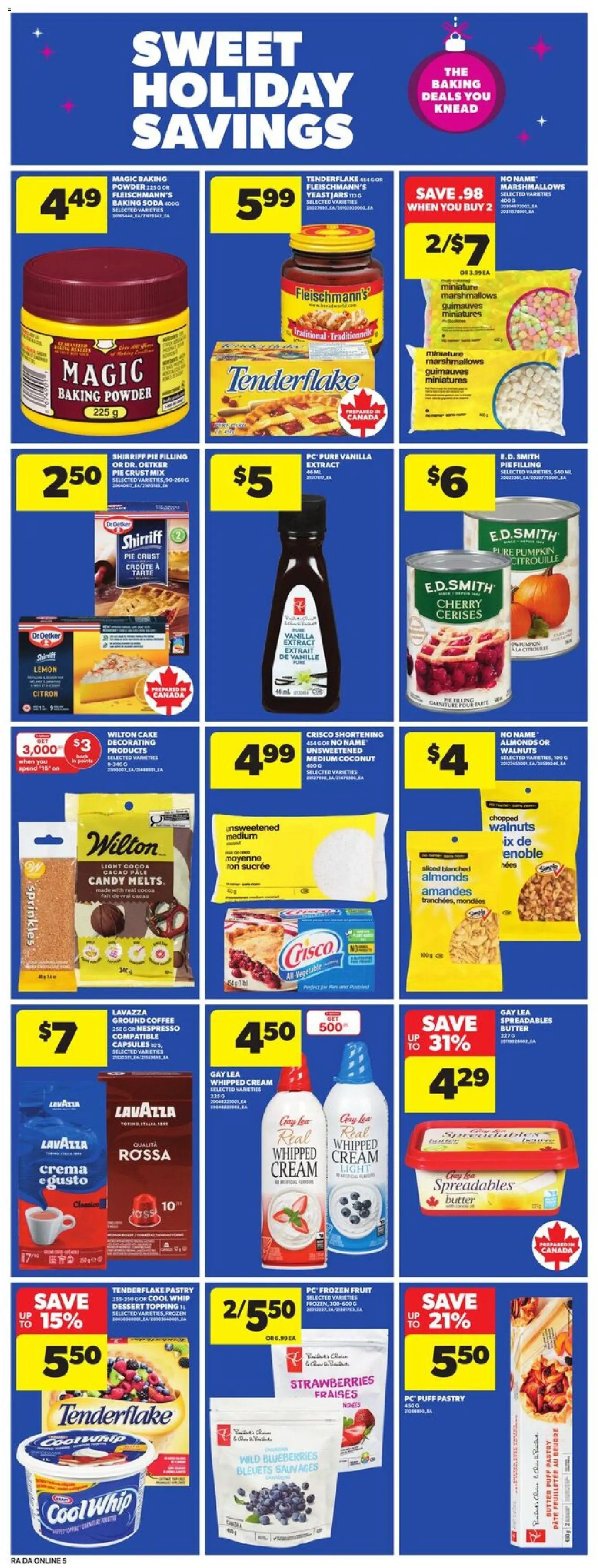 Atlantic Superstore flyer valid from 11.12.2025 | Page: 15 | Products: Strawberries, PC, Butter, Coffee