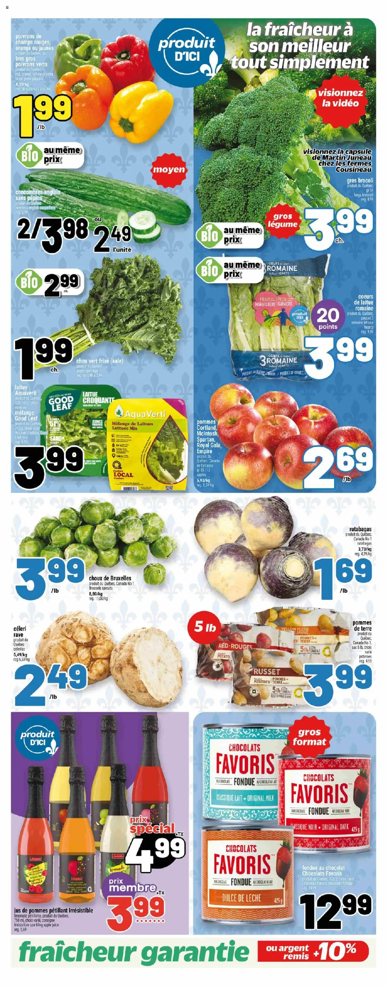 Metro flyer valid from 09.10.2025 | Page: 8 | Products: Video, Potatoes, Chocolate, Juice