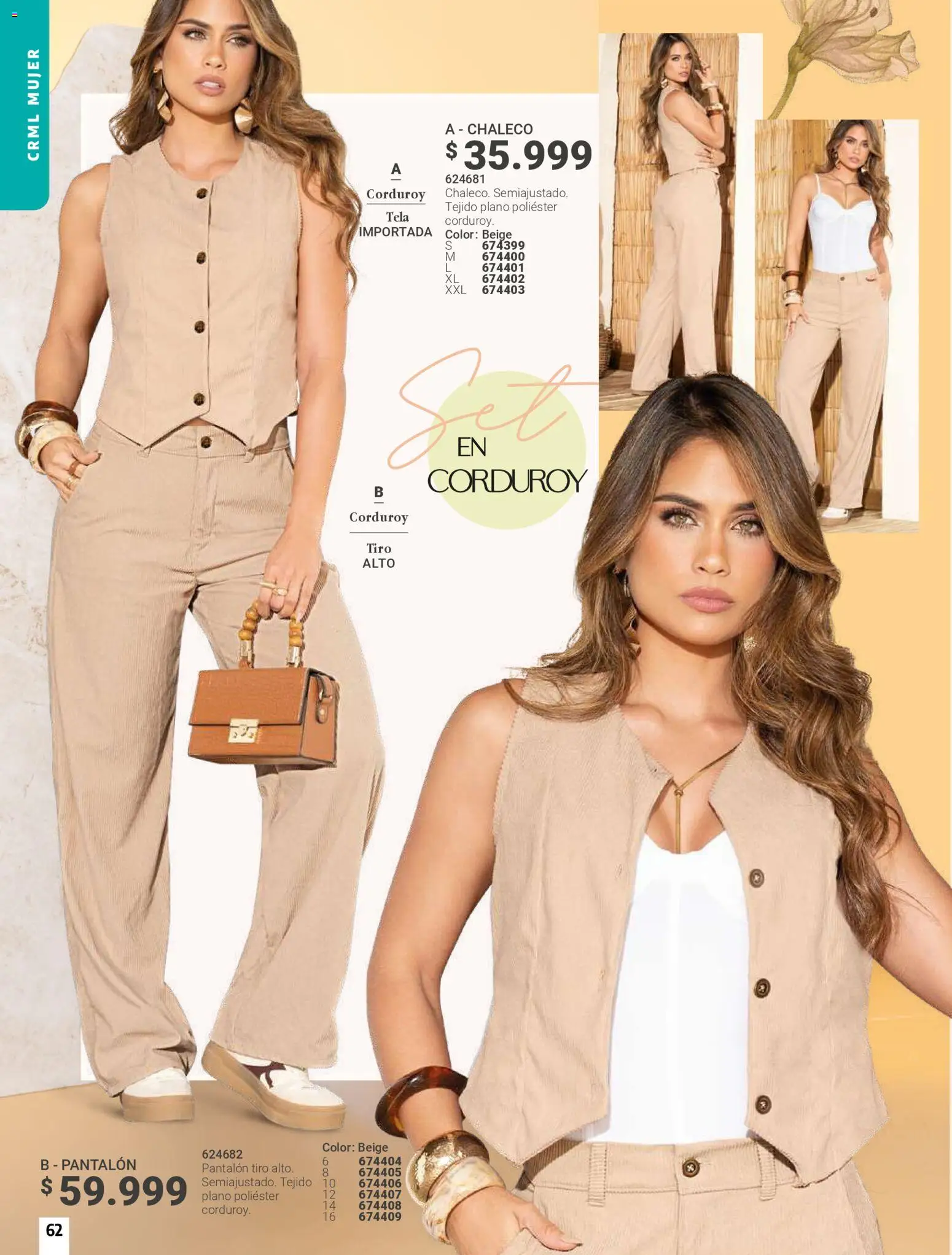 Carmel revista - valida desde el 01.04.2026 | Página: 62 | Productos: Chaleco