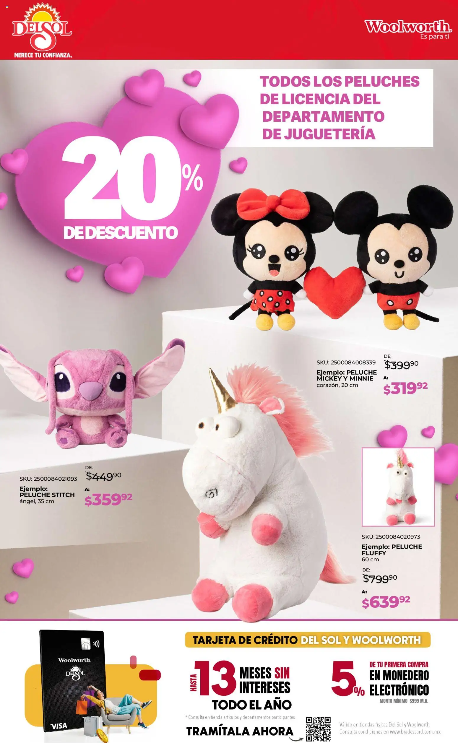 Nuevas ofertas de Del Sol y Woolworth válidas en toda la República Mexicana desde el 05.02.2026. ¡Encuentra las mejores ofertas en Del Sol y Woolworth catálogo El regalo perfecto - San Valentin! | Página: 7