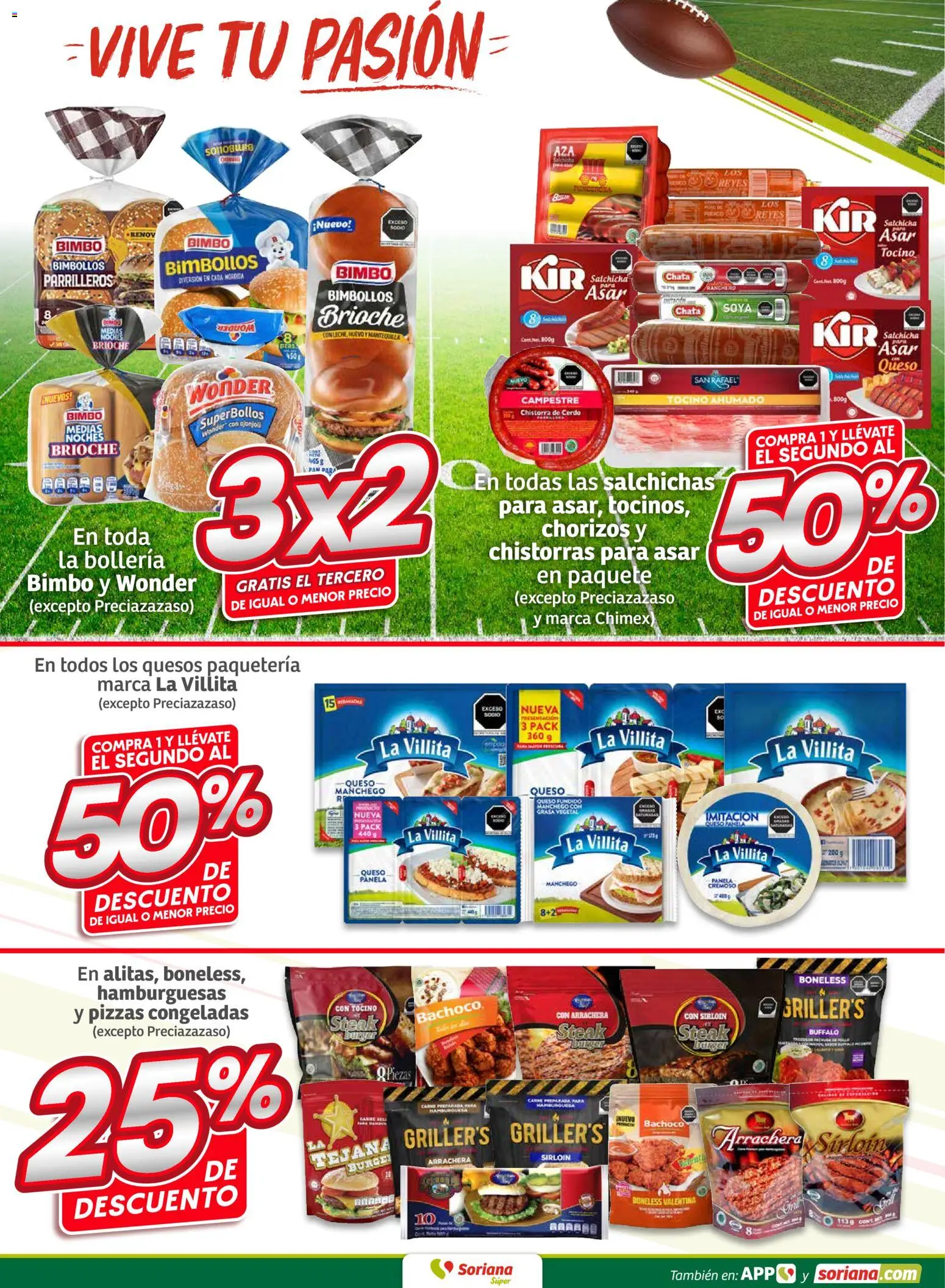 Nuevas ofertas de Soriana válidas en toda la República Mexicana desde el 05.02.2026. ¡Encuentra las mejores ofertas en Soriana - Fin de Semana Súper: Chih, Delicias, Dur y Coah (excepto Saltillo)! | Página: 6