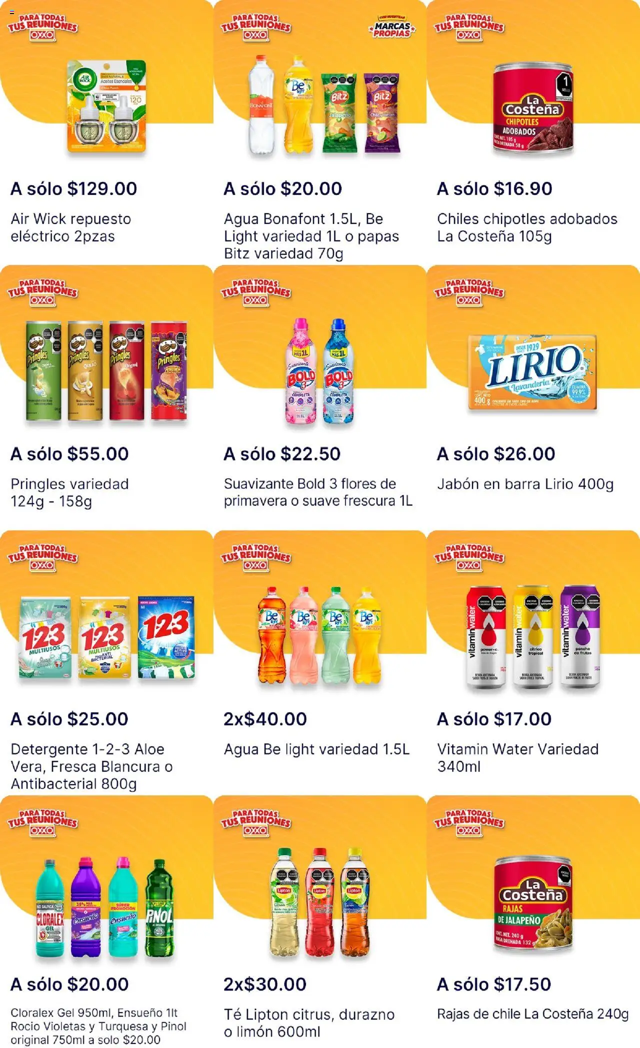 Nuevas ofertas de OXXO válidas en toda la República Mexicana desde el 26.09.2025. ¡Encuentra las mejores ofertas en OXXO - Folleto! | Página: 10 | Productos: Detergente, Limón, Té, Jabón