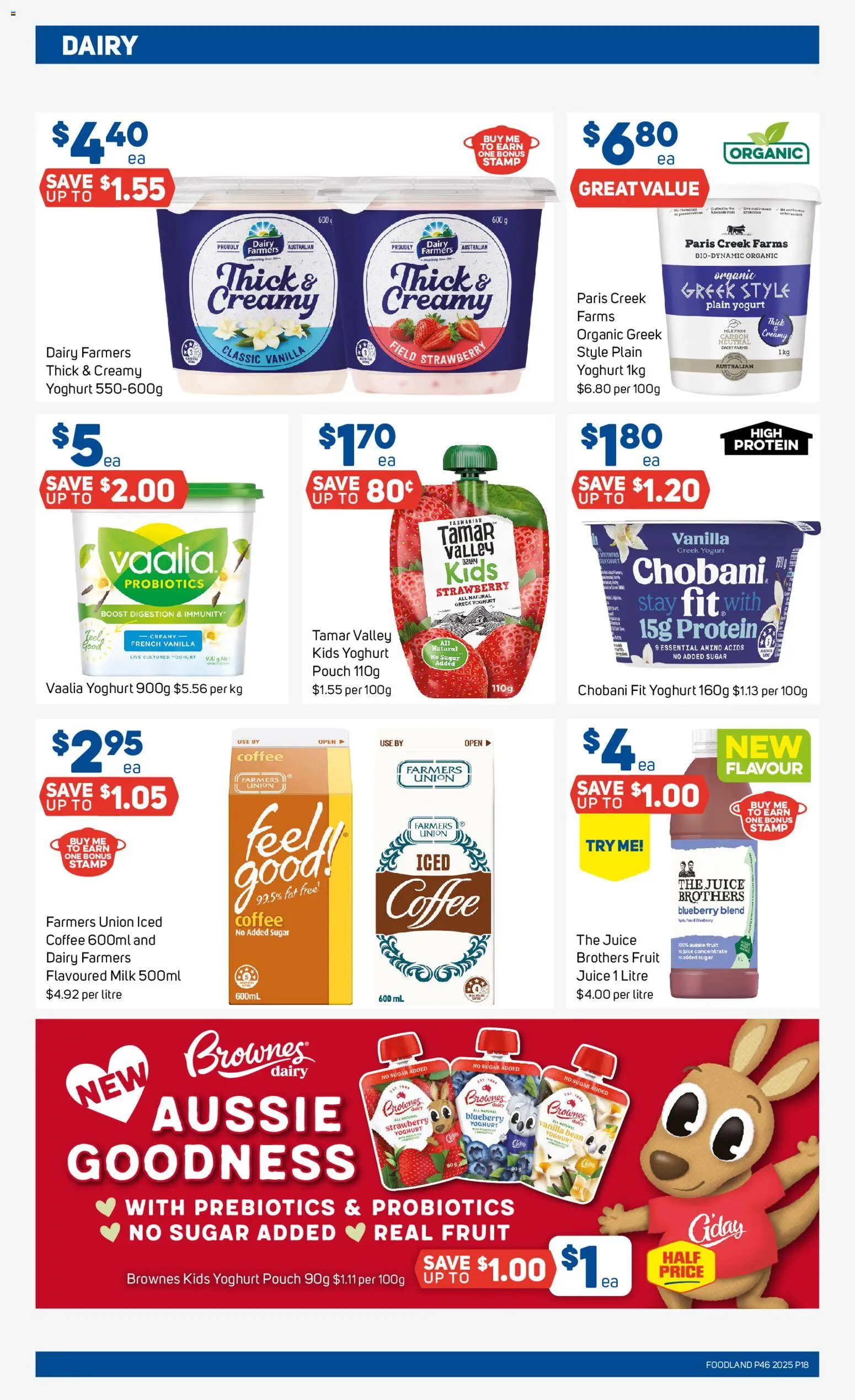 Foodland catalogue - valid from 12.11.2025 | Page: 18 | Products: Milk, Dairy, Yoghurt, Sugar