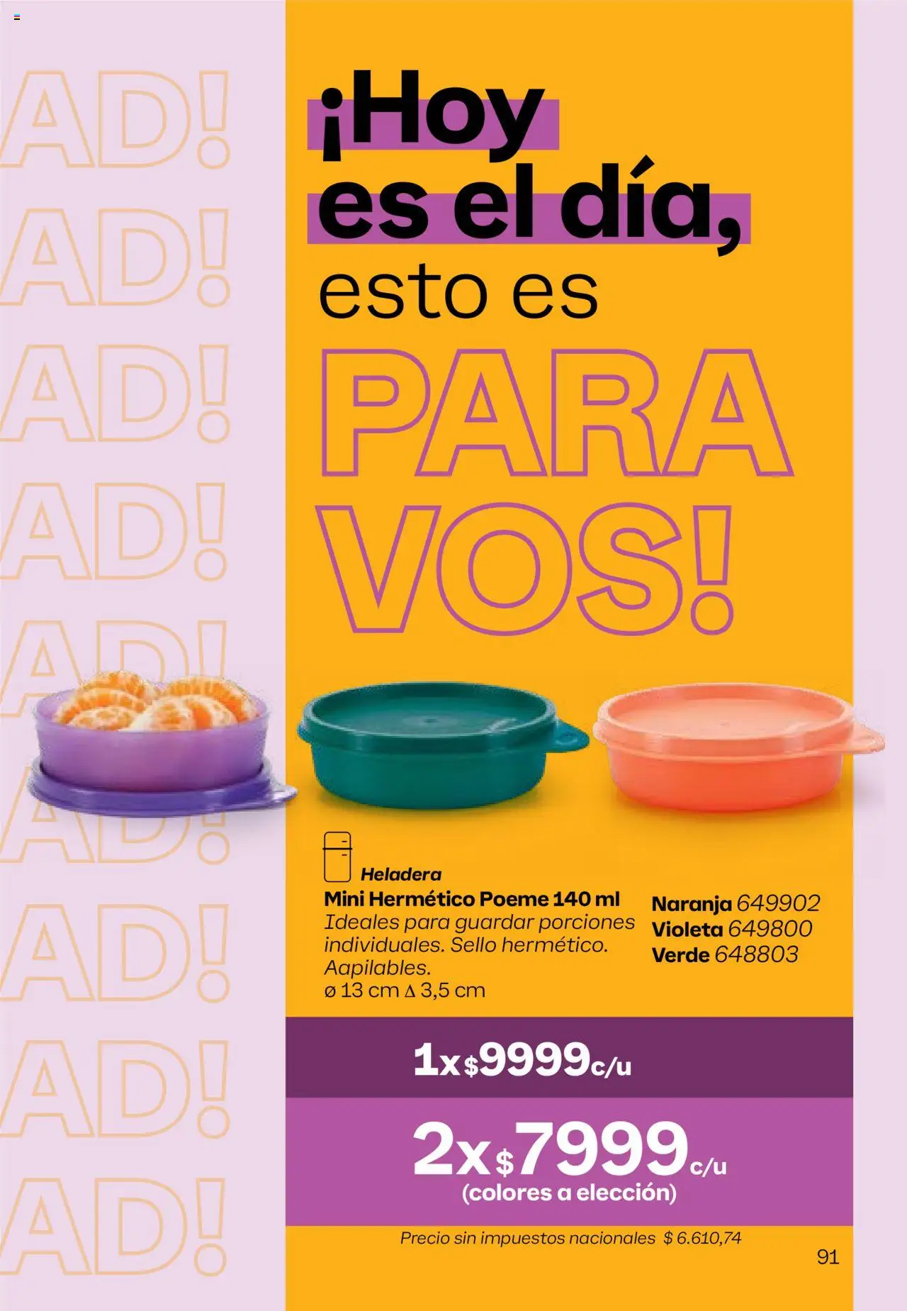 Tupperware - Campaña 17/2025 │ válido desde el 13.10.2025 | Página: 92 | Productos: Heladera