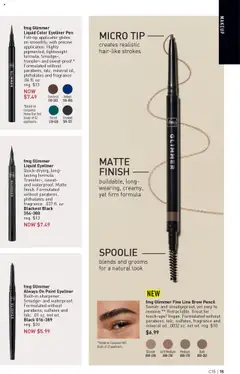 Avon Brochure - valid from 16.07.2025 | Page: 15 | Products: Pencil, Pen, Fragrance, Eyeliner