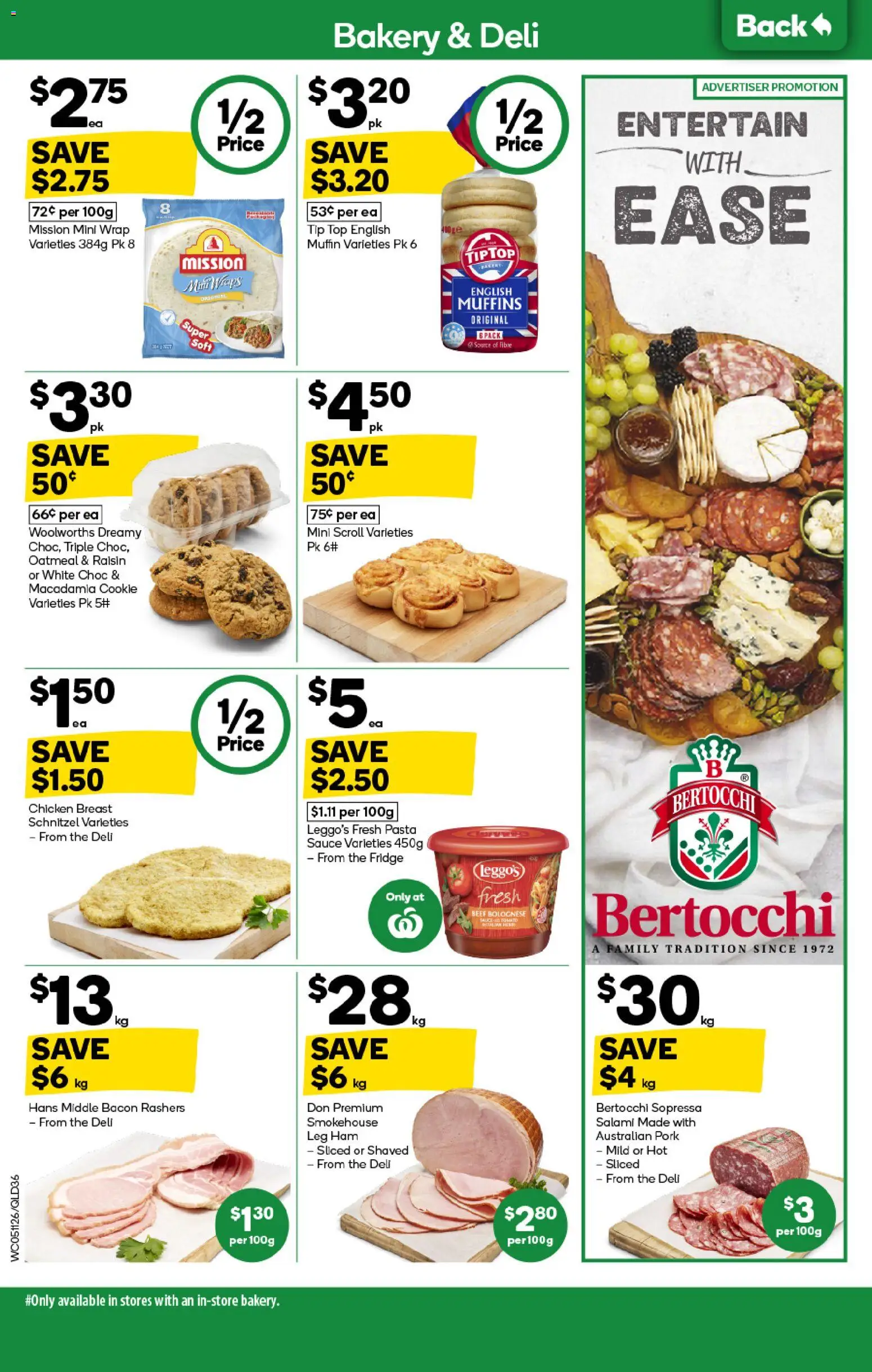 Woolworths catalogue - valid from 05.11.2025 | Page: 36 | Products: Salami, Chicken, Beef, Pasta