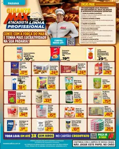Max Atacadista - Ofertas Linha Profissional - Pré-Visualização do folheto da loja Max Atacadista, válido de 18.08.2025