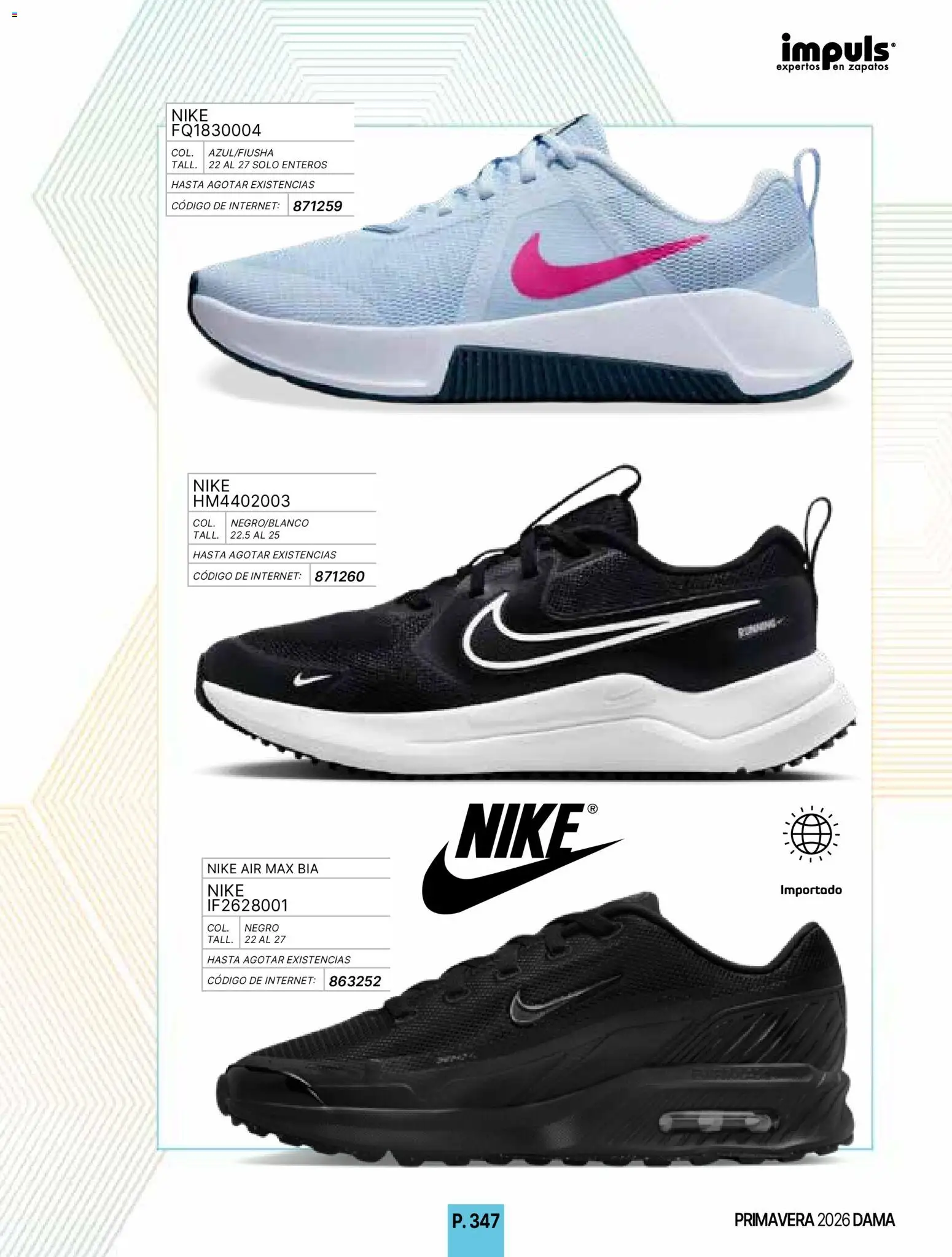 Nuevas ofertas de Impuls válidas en toda la República Mexicana desde el 01.01.2026. ¡Encuentra las mejores ofertas en Impuls catálogo Primavera! | Página: 349 | Productos: Zapatos