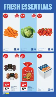 Preview of Wholesale Club weekly flyer / circulaire from shop Wholesale Club valid from 29.01.2026 | Page: 11 | Products: Cream, Tomatoes