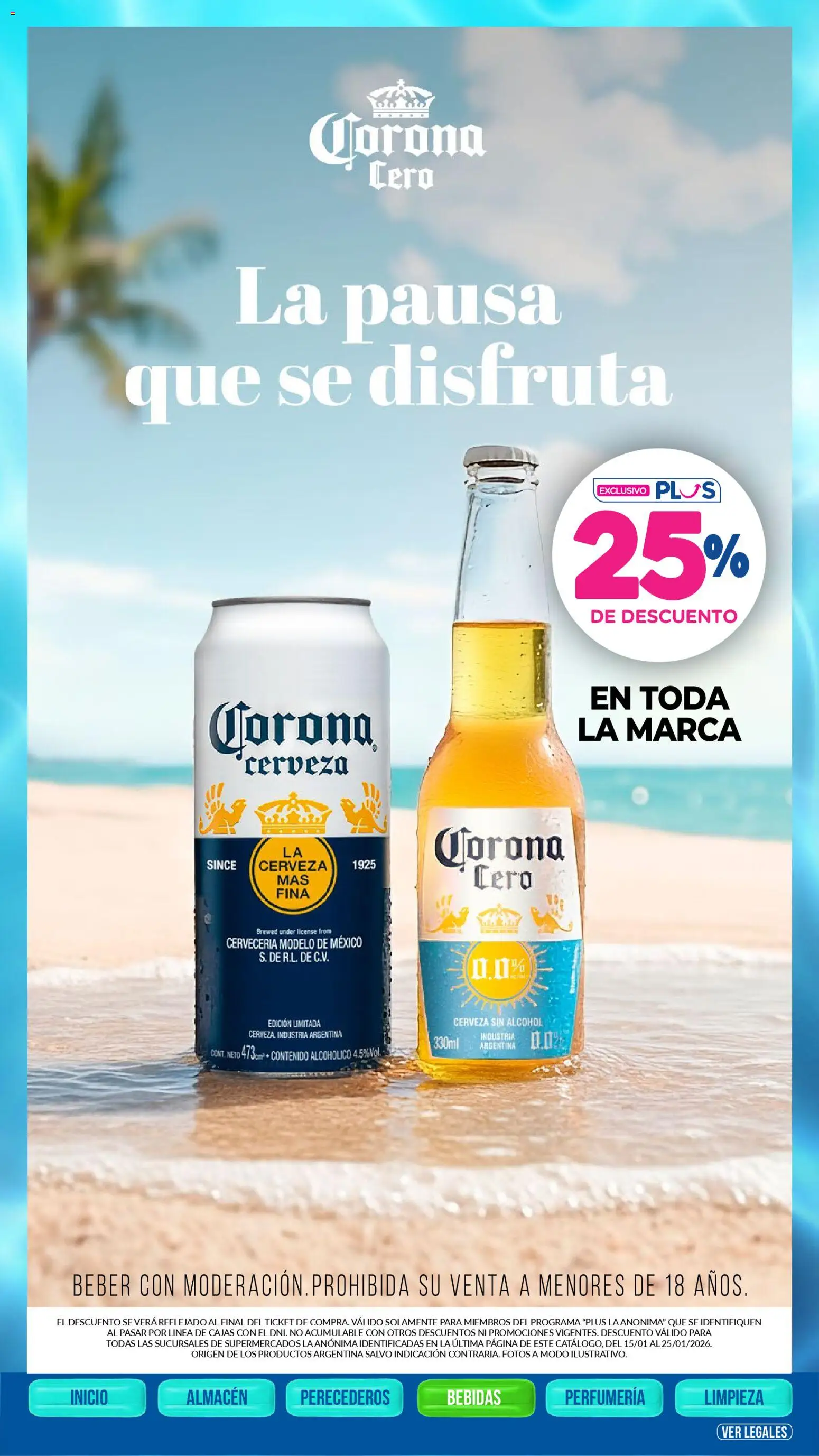 La Anonima catálogo │ válido desde el 15.01.2026 | Página: 29 | Productos: Cerveza