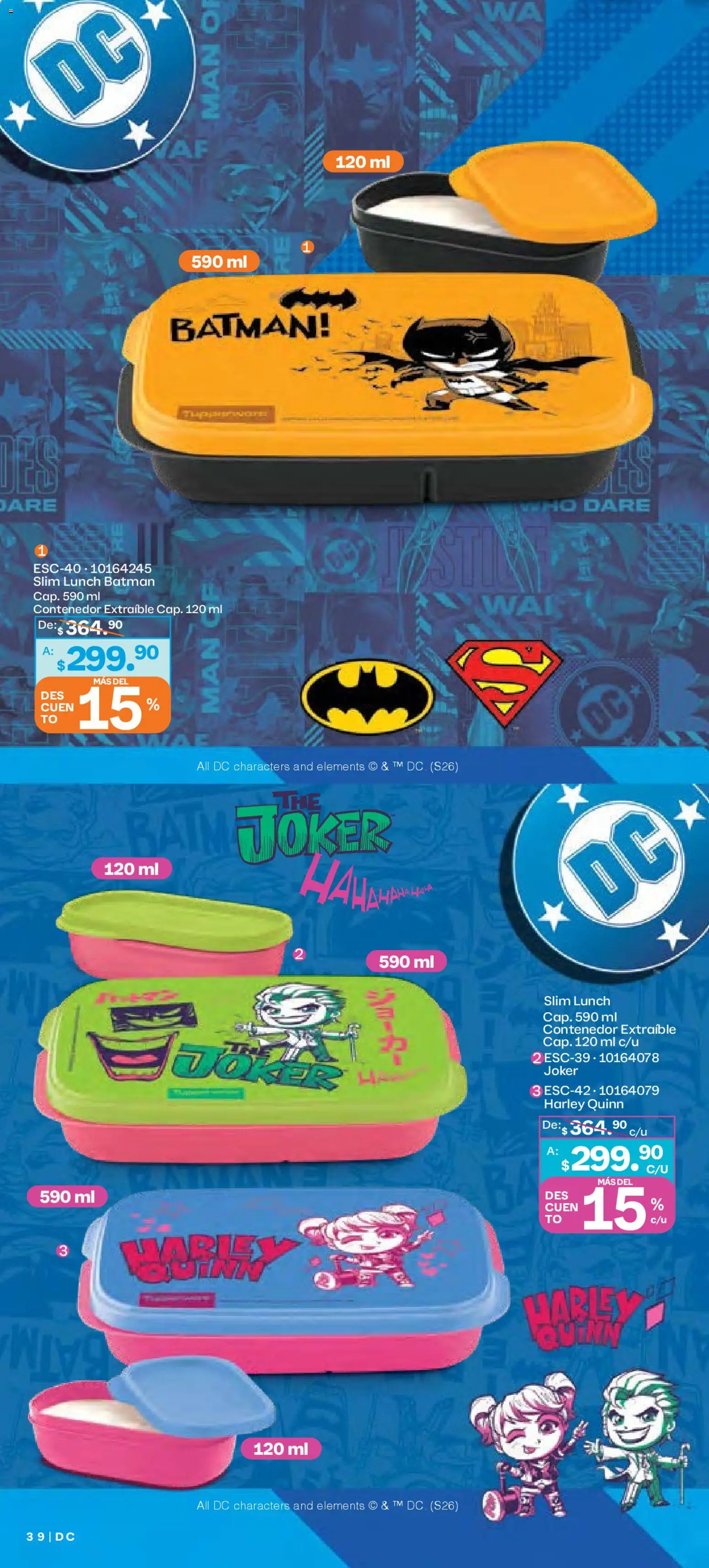 Nuevas ofertas de Tupperware válidas en toda la República Mexicana desde el 29.12.2025. ¡Encuentra las mejores ofertas en Tupperware catálogo! | Página: 39 | Productos: Contenedor