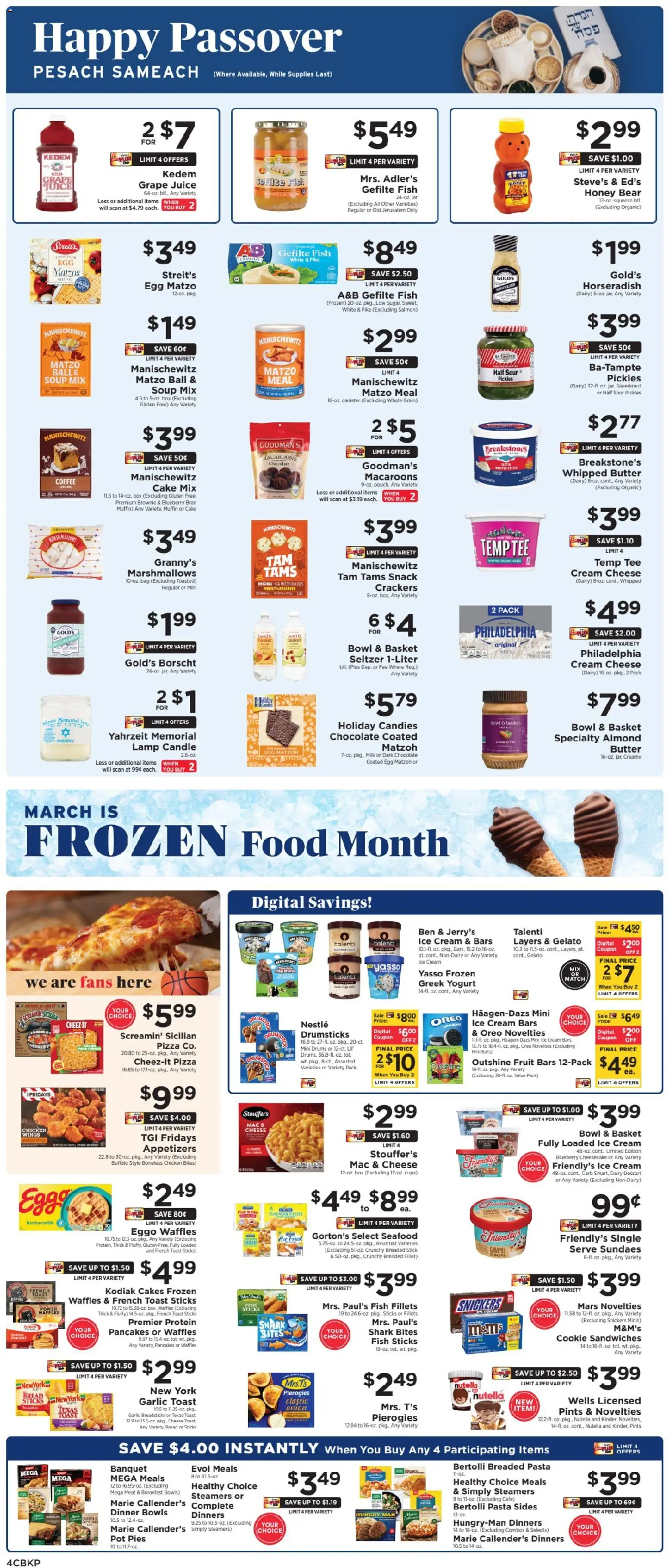 ShopRite Weekly Ad - valid from 13.03.2026 | Page: 5 | Products: Butter, Yogurt, Coffee, Ice cream