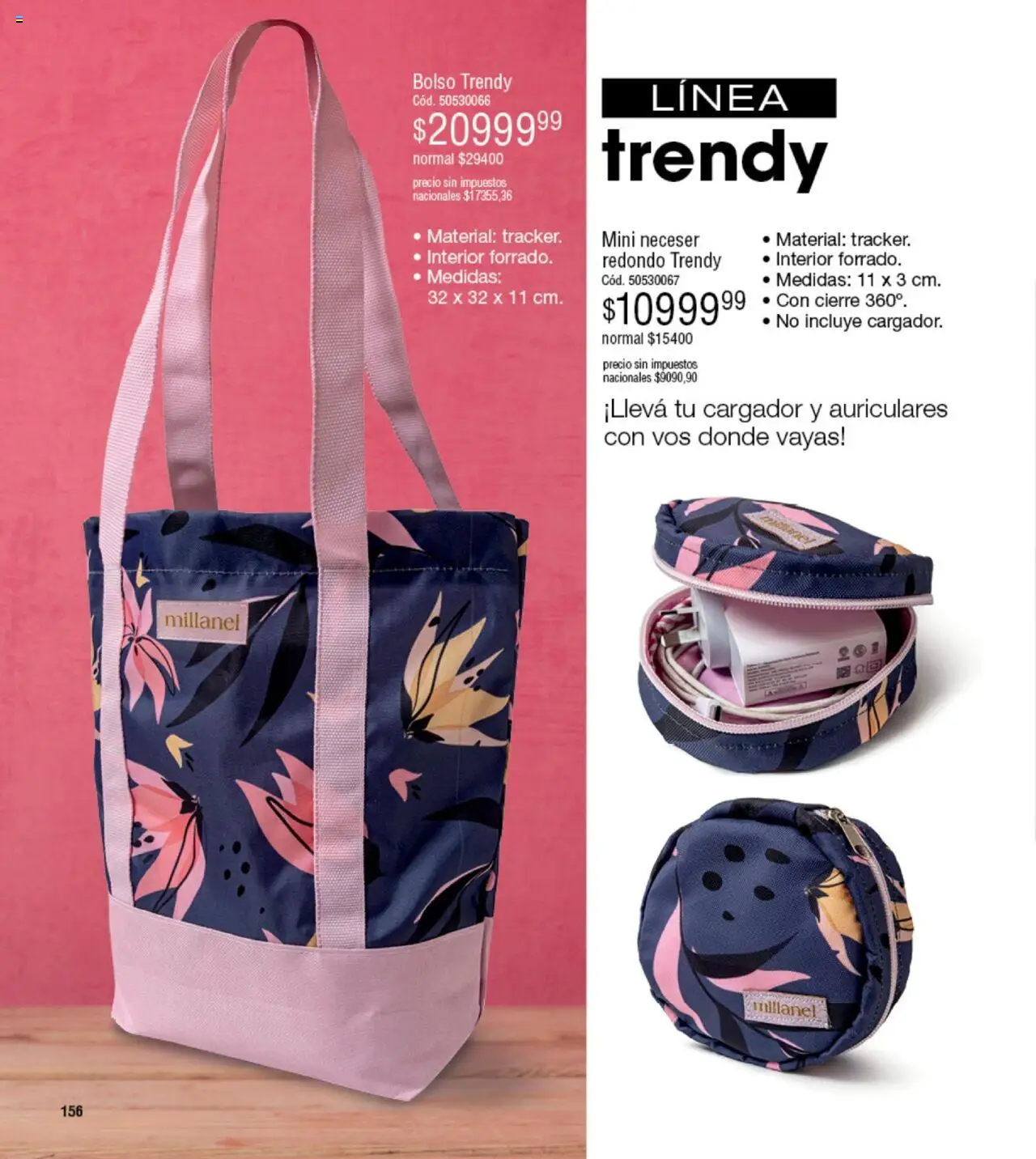 Millanel - Catálogo │ válido desde el 20.10.2025 | Página: 156 | Productos: Auriculares, Neceser, Cargador, Bolso