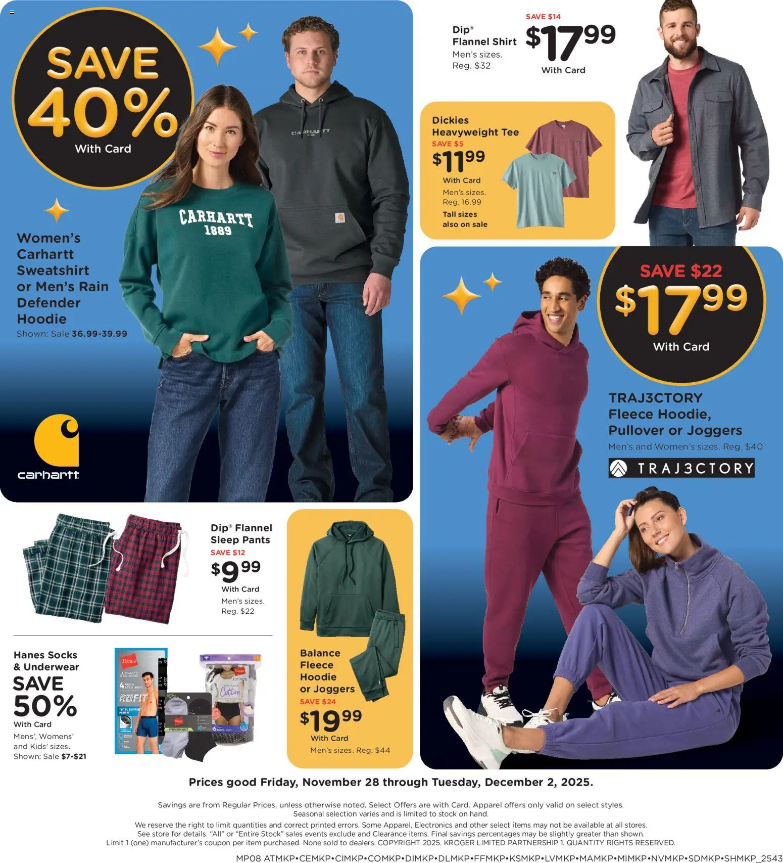 King Soopers Black Friday - valid from 28.11.2025 | Page: 8 | Products: Shirt, Hoodie, Underwear, Socks