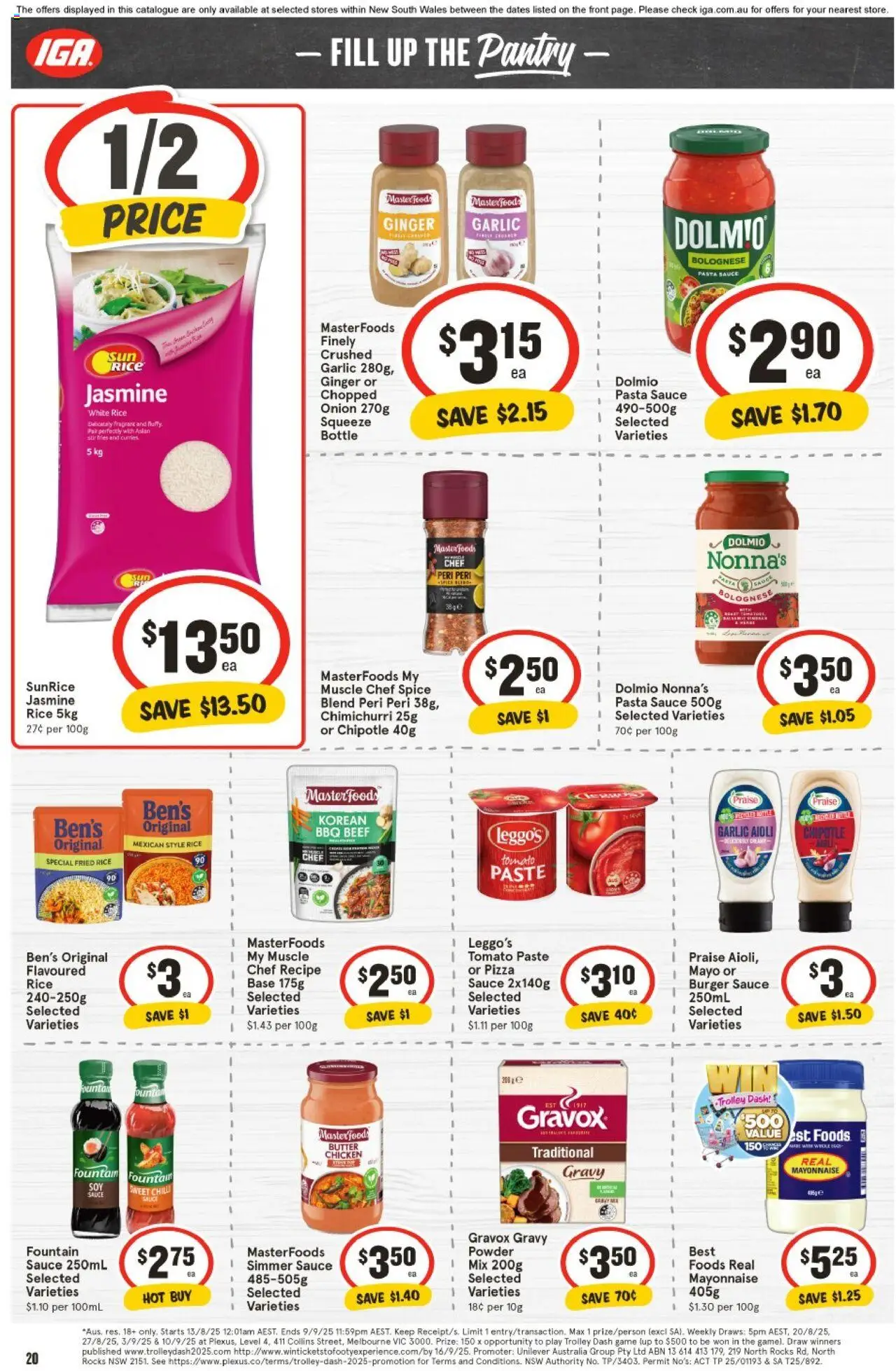 IGA catalogue - valid from 03.09.2025 | Page: 16 | Products: Butter, Granola, Honey, Sugar