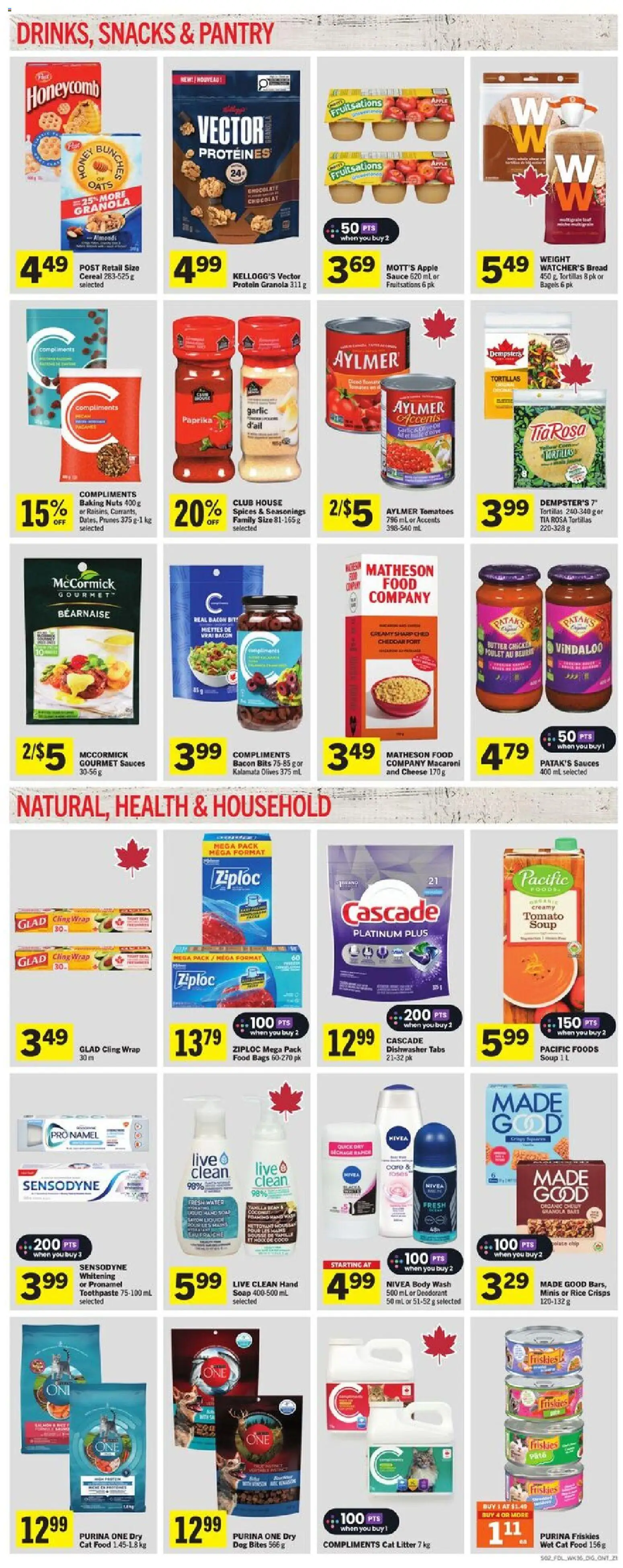 Foodland flyer valid from 01.01.2026 | Page: 4 | Products: Dishwasher, Toothpaste, Butter, Tomatoes