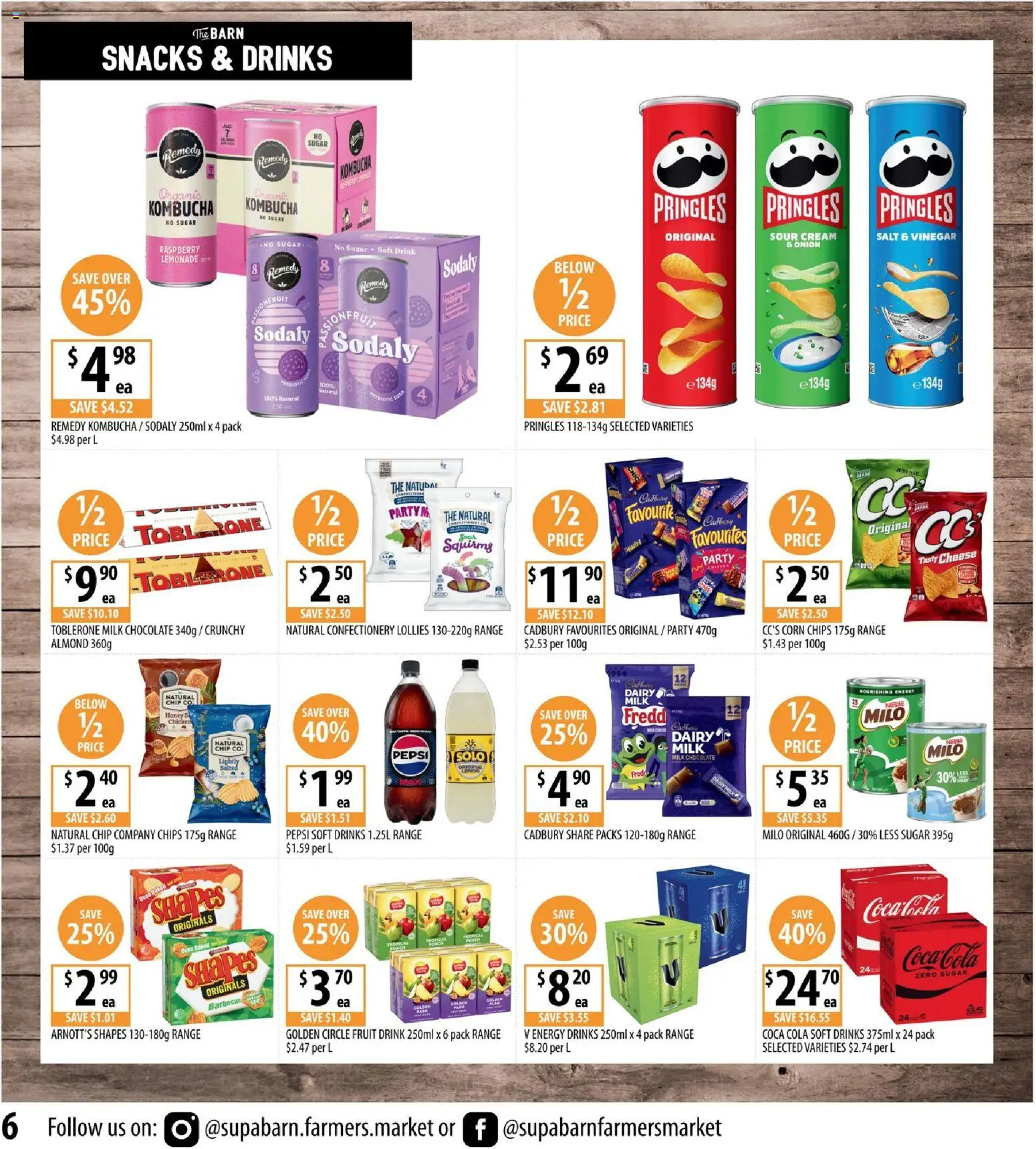 Supabarn catalogue - valid from 21.01.2026 | Page: 6 | Products: Pepsi, Coca Cola Zero, Sugar, Soft drinks