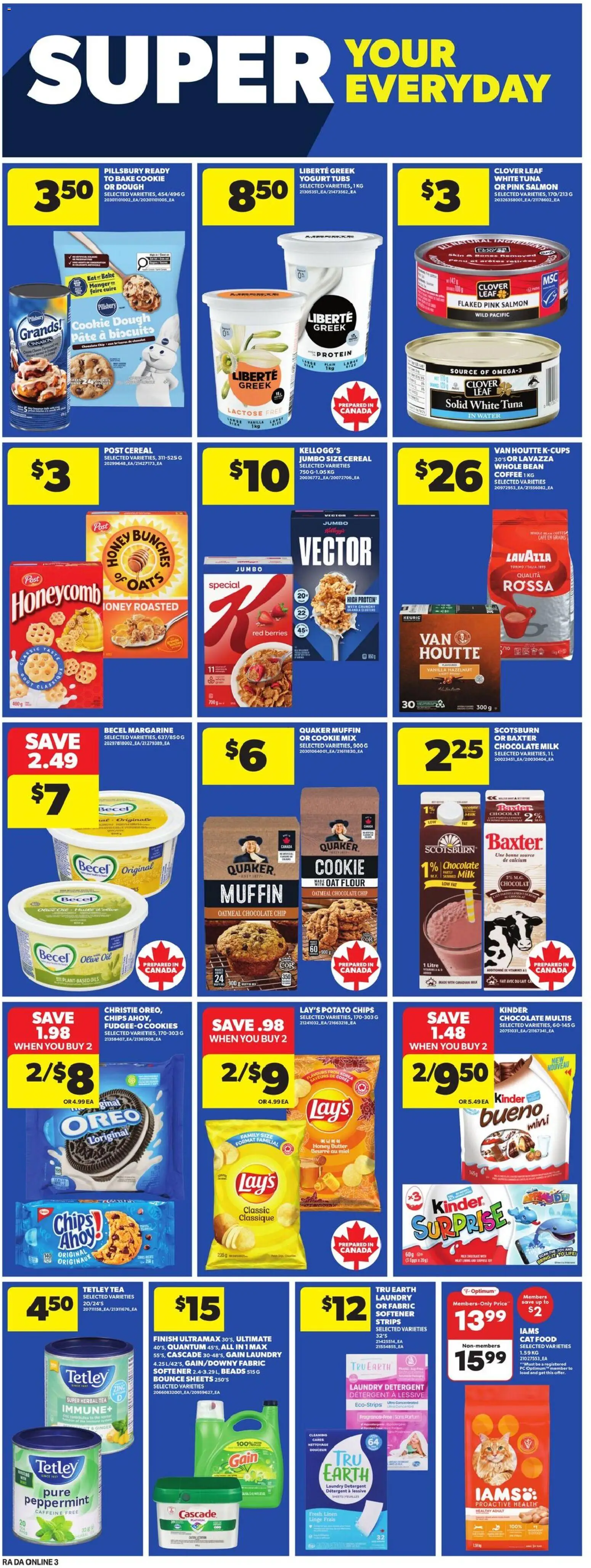 Atlantic Superstore flyer valid from 15.01.2026 | Page: 15 | Products: Tea, Yogurt, Coffee, Chocolate