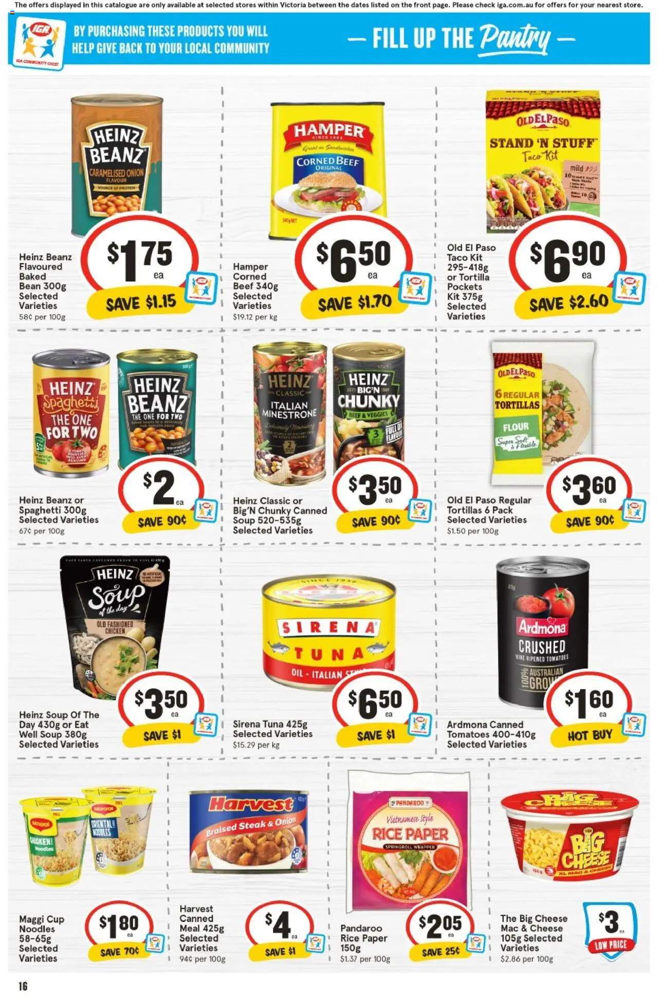 IGA catalogue - valid from 13.08.2025 | Page: 15 | Products: Gate, Butter, Sugar, Up & go