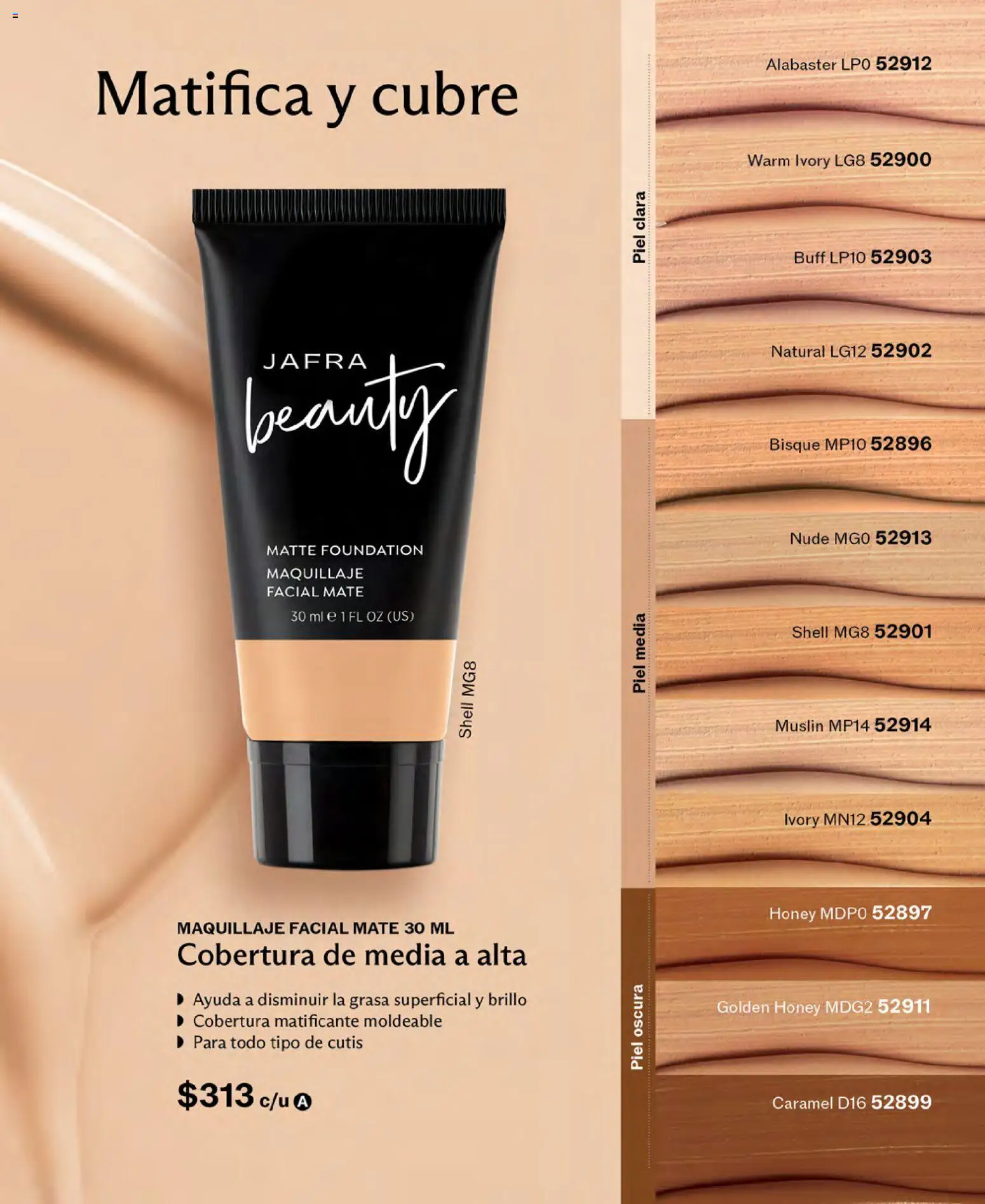 Nuevas ofertas de JAFRA válidas en toda la República Mexicana desde el 01.02.2026. ¡Encuentra las mejores ofertas en JAFRA catálogo ! | Página: 67 | Productos: Brillo, Mate, Maquillaje