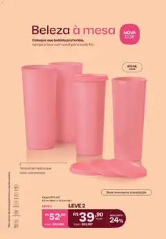 Tupperware - Catálogo Vitrine 02 - Pré-Visualização do folheto da loja Tupperware, válido de 01.02.2026 | Página: 39 | Produtos: Geladeira, Mesa, Base, Bebida