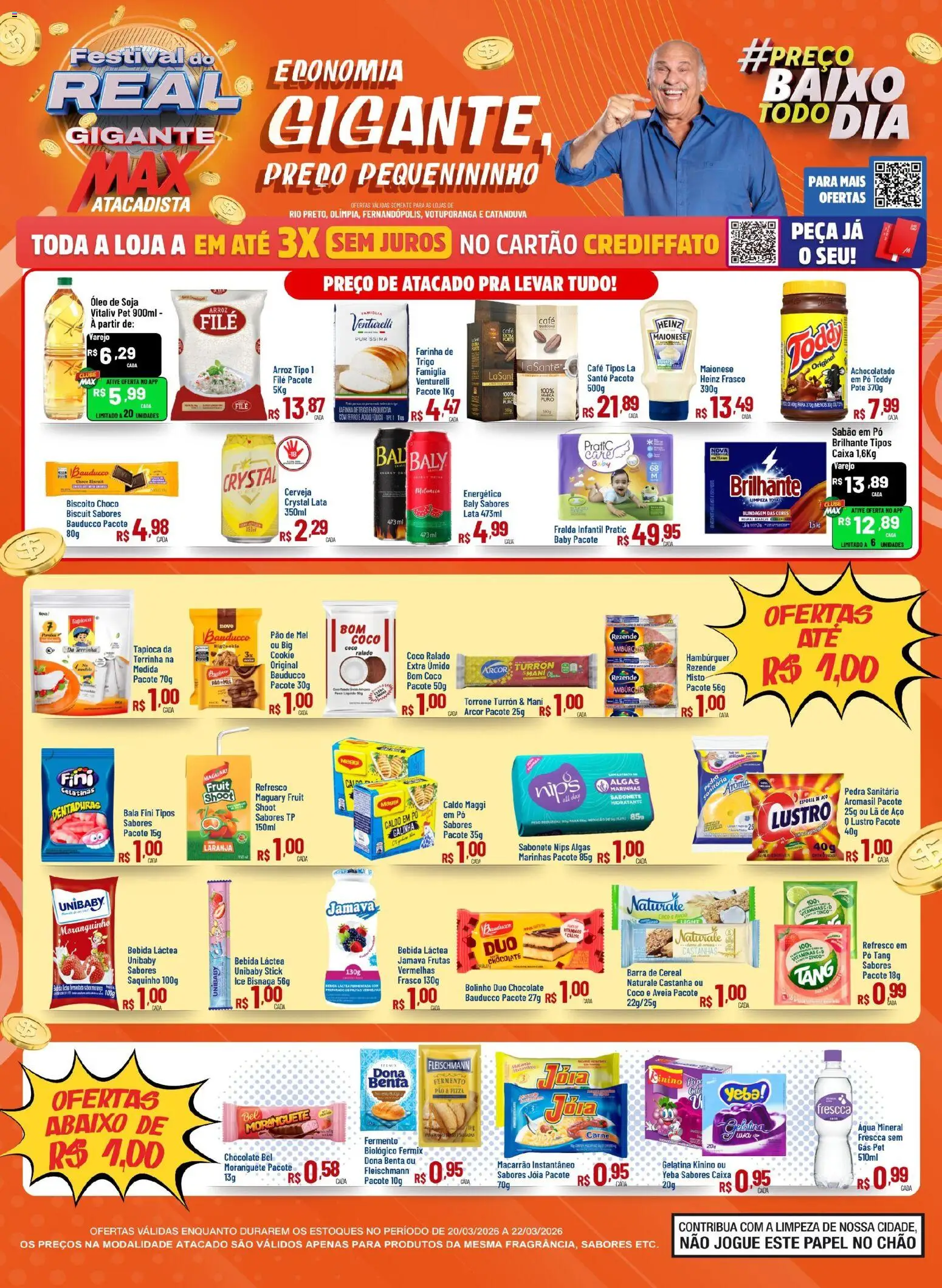 Max Atacadista Folheto - válido de 20.03.2026 | Página: 1 | Produtos: Sabão, Chocolate, Cerveja, Mel