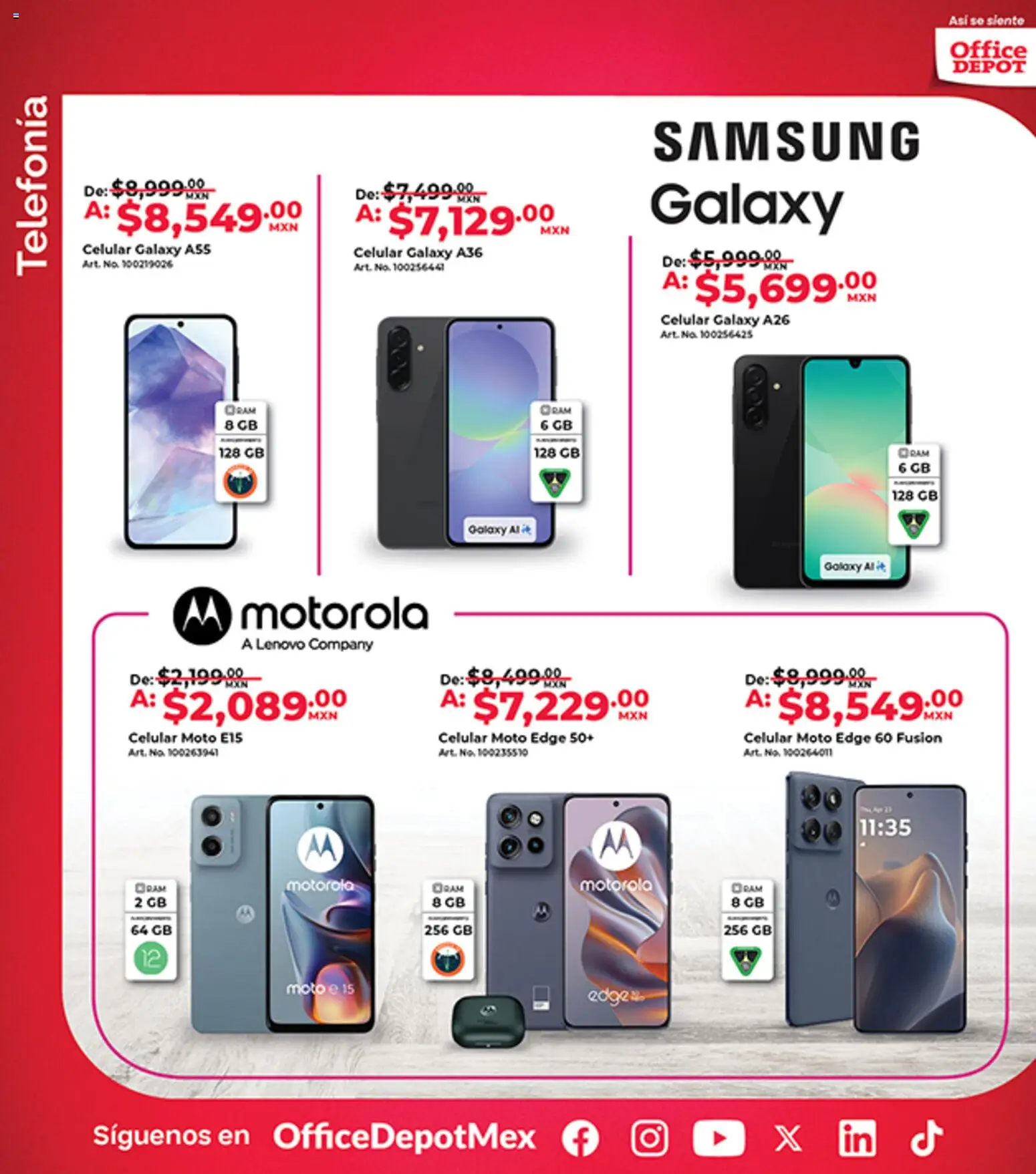 Nuevas ofertas de Office Depot válidas en toda la República Mexicana desde el 01.03.2026. ¡Encuentra las mejores ofertas en Office Depot catálogo! | Página: 19