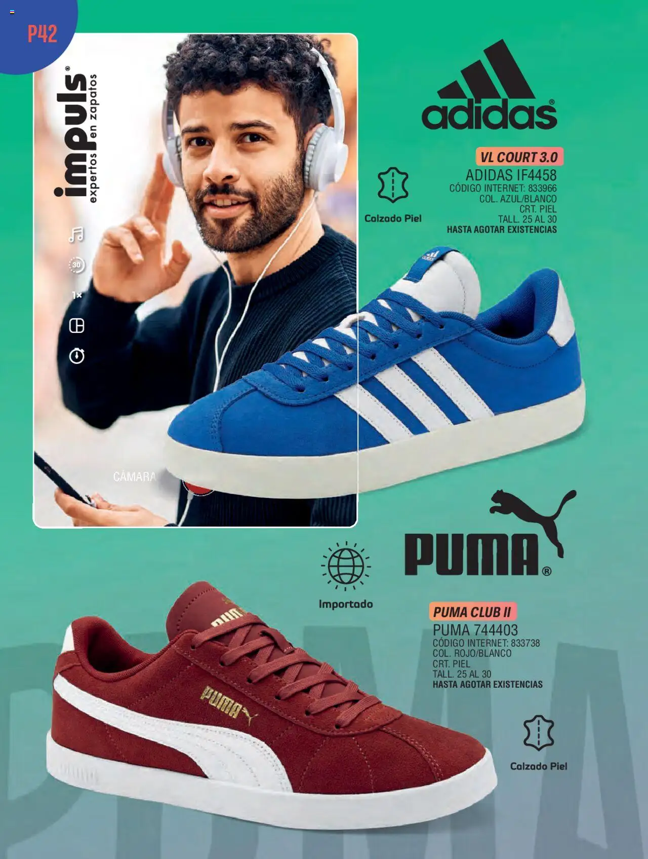 Nuevas ofertas de Impuls válidas en toda la República Mexicana desde el 03.04.2025. ¡Encuentra las mejores ofertas en Impuls catálogo Urbansport! | Página: 44 | Productos: Zapatos, Cámara